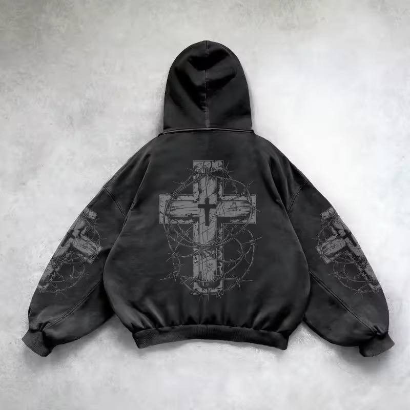 Japanese Brand × Vintage street hoodie Size US XL / EU 56 / 4 - 1 Thumbnail