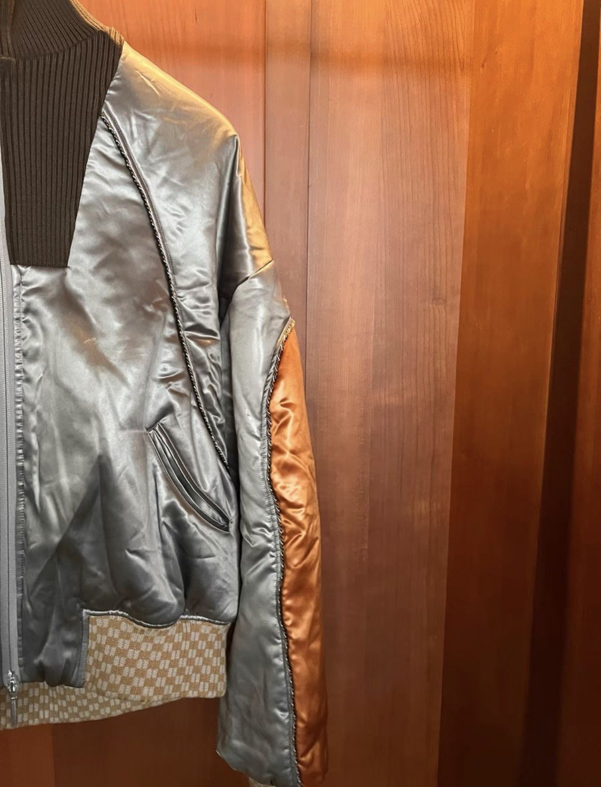 NAMESAKE NAMESAKE 23AW Runway Silk-Paneled Puffer Jacket Size US S / EU 44-46 / 1 - 4 Thumbnail