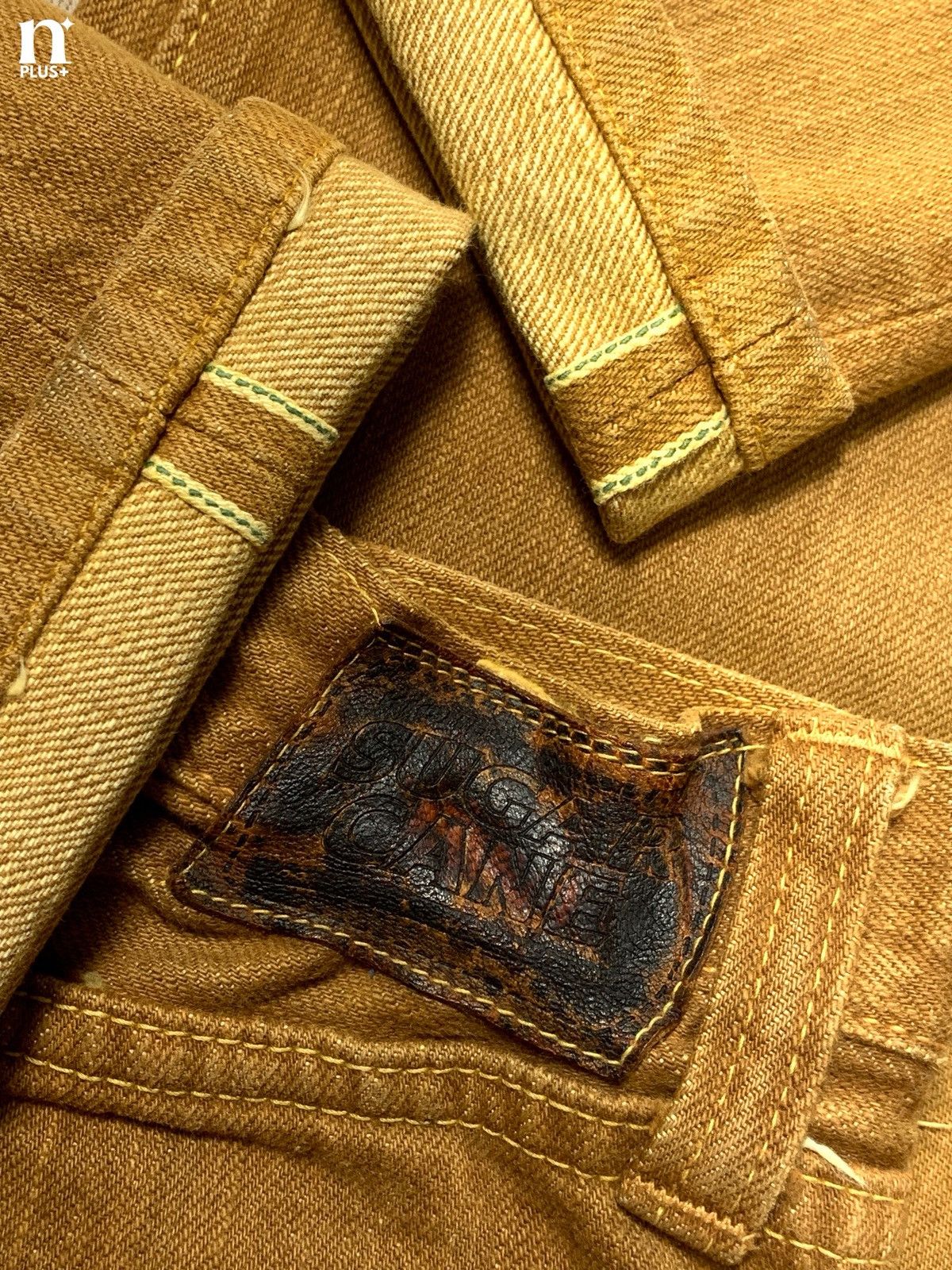 🔥 Rare Item Vtg 1998 Sugar Cane M41105C Brown Denim Selvedge