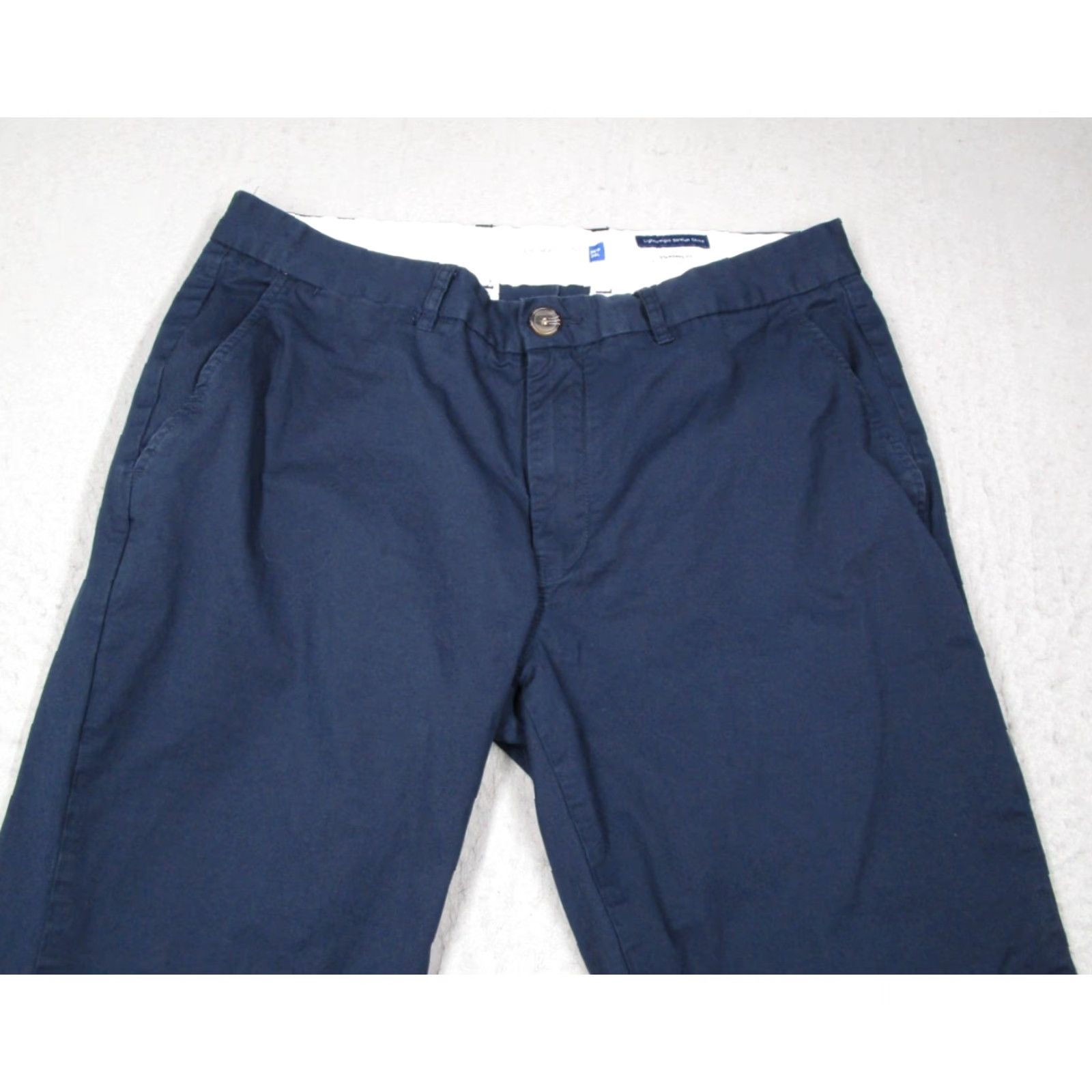 Vintage Peter Manning Pants Mens 35 Blue Standard Lightweight Stretch Chino Size US 35 - 2 Thumbnail