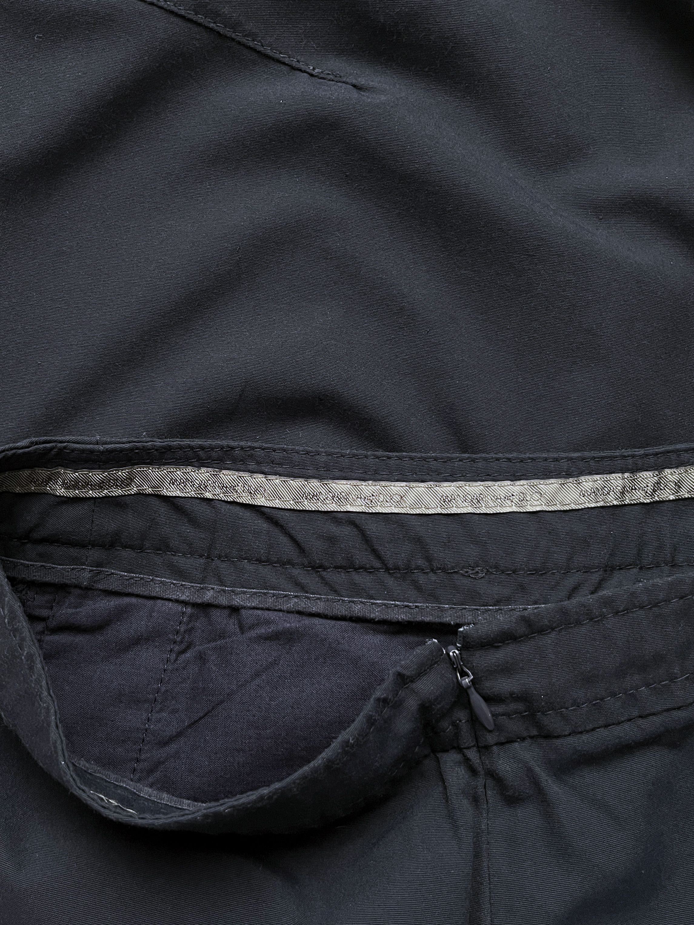 Mandarina Duck ⚡️QUICK SALE⚡️2000's Mandarina Duck Exowear Navy Midi Skirt Size 30" / US 8 / IT 44 - 3 Thumbnail