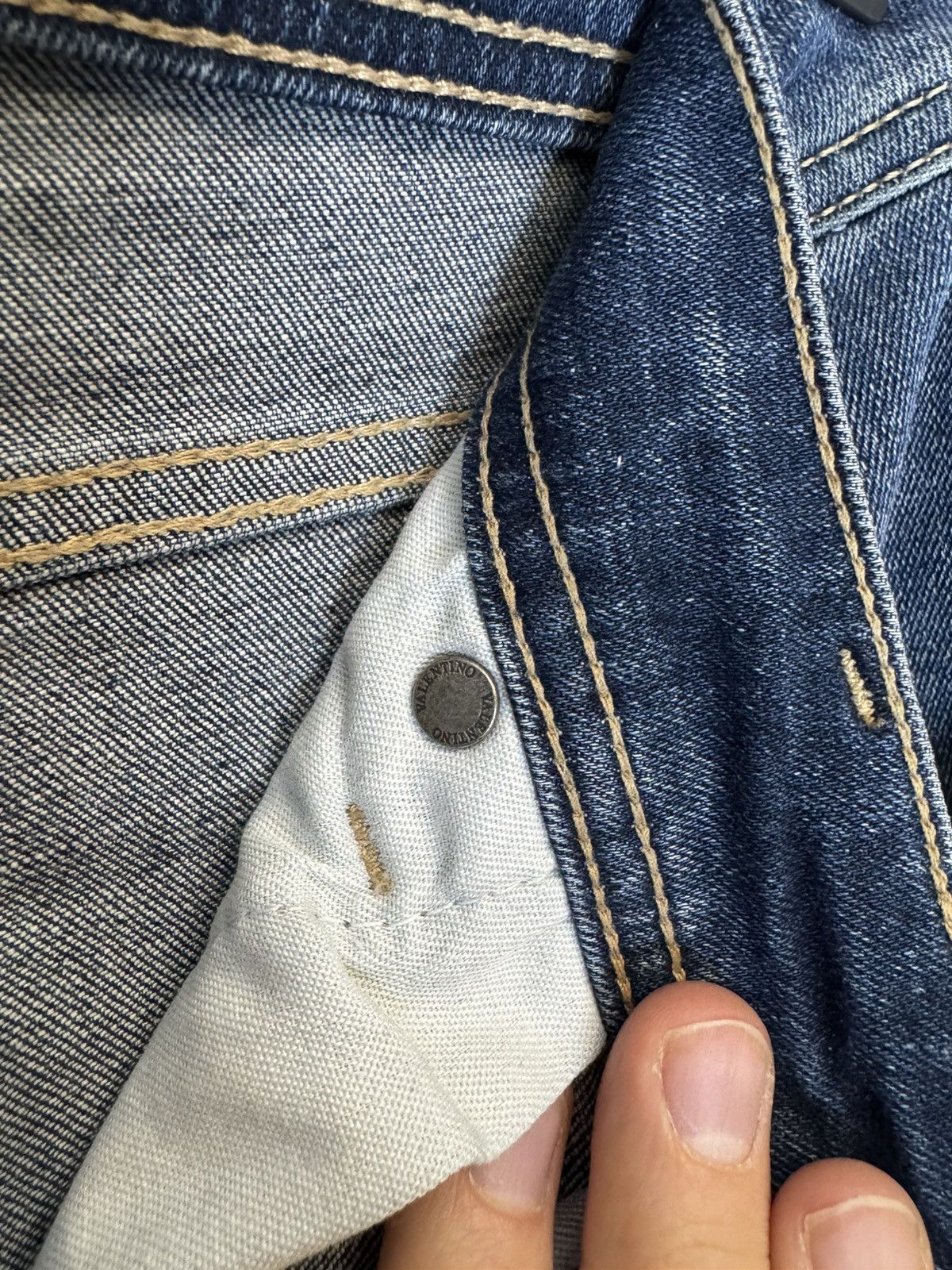 Valentino VALENTINO X LEVIS Denim Pants designer rare hype streetwear Size US 33 - 5 Thumbnail