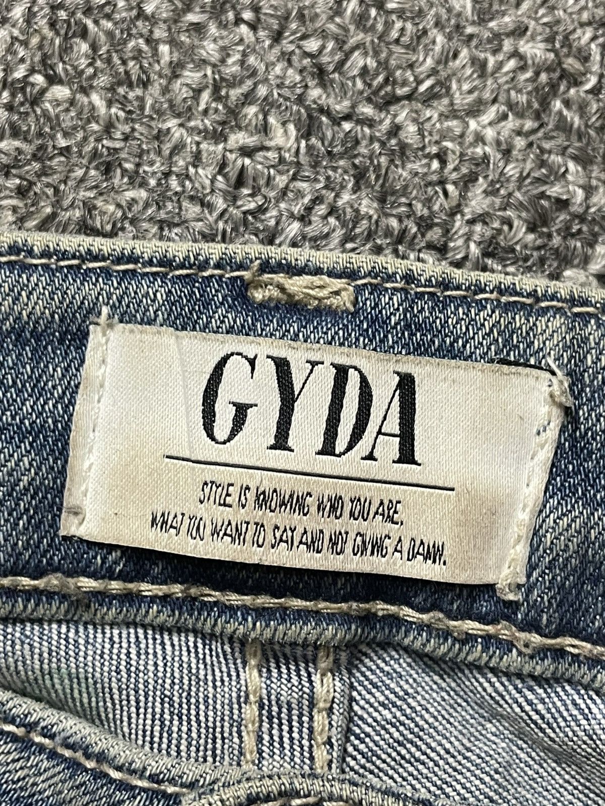 Japanese Brand × Vintage GYDA Brand Spread Flare Bootcut Jeans (111) Size US 27 - 7 Thumbnail