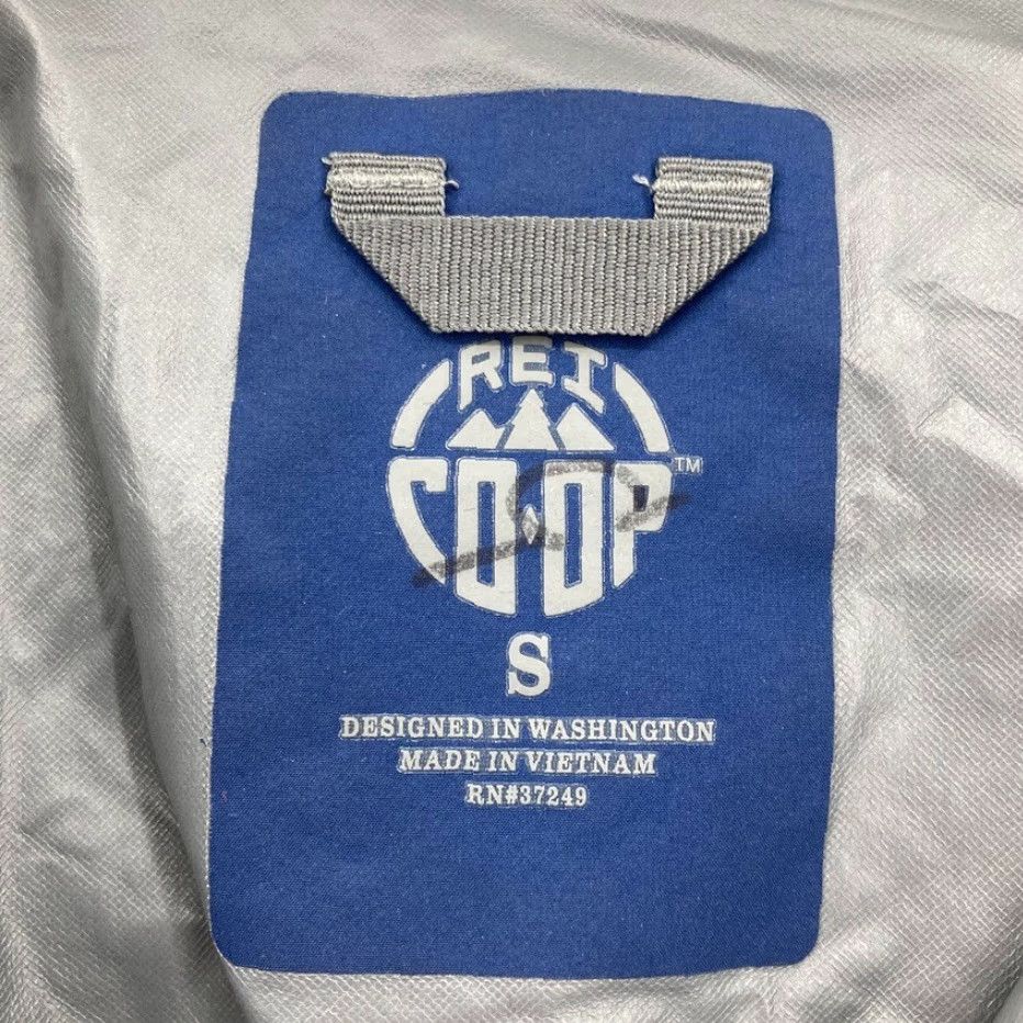 Vintage REI Coop Rain Jacket Mens S Blue Nylon Water Resistant Hooded Full Zip Camp Jacket Size US S / EU 44-46 / 1 - 4 Thumbnail