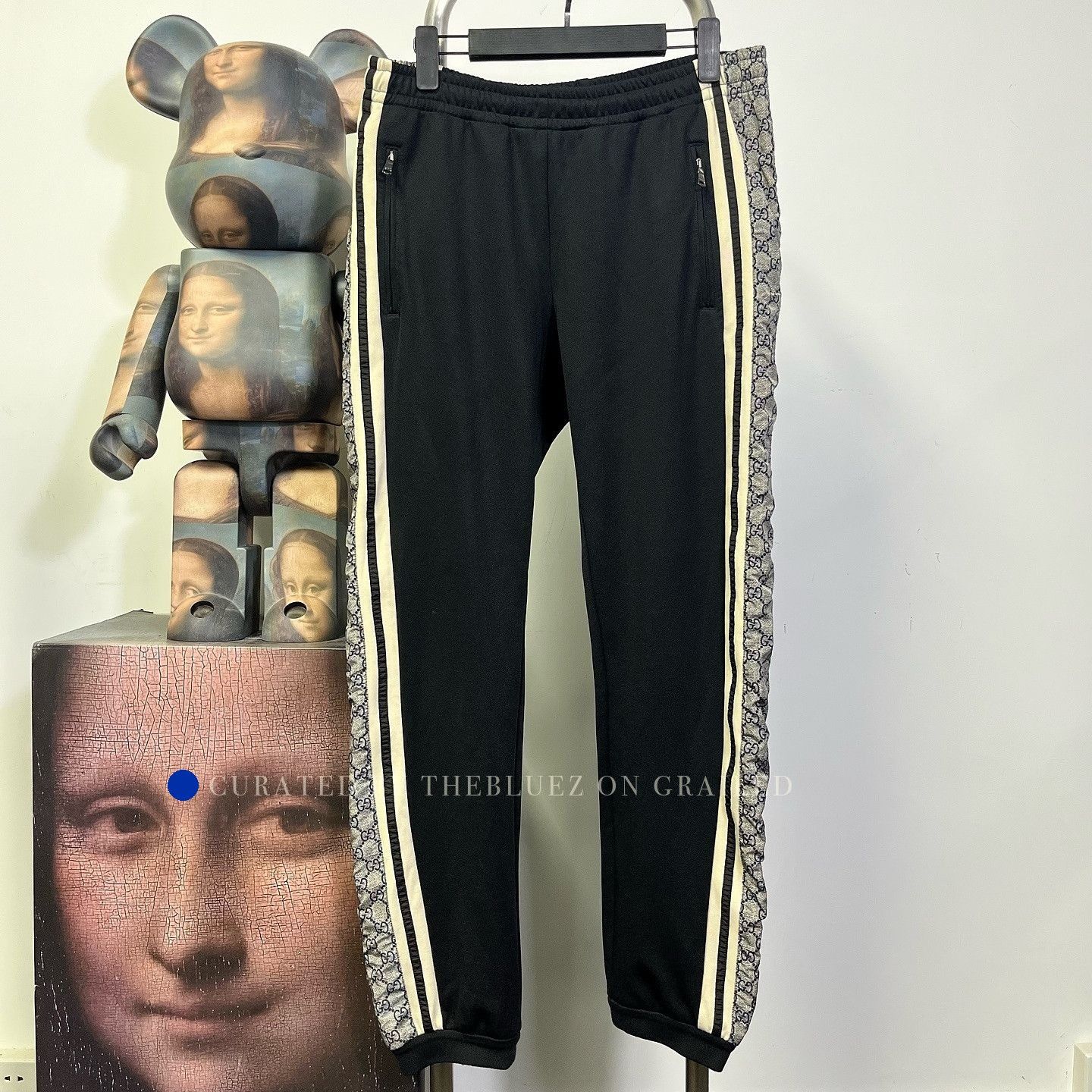 Gucci Technical Jersey Jogging Pants with Side Stripe Size US 30 / EU 46 - 1 Thumbnail