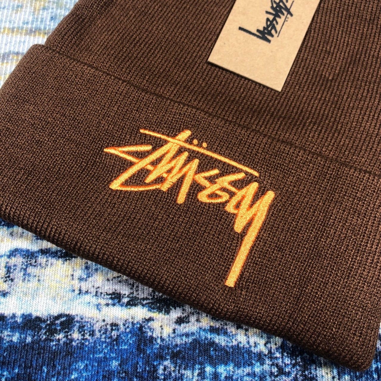 Stussy × Vintage Stussy Big Stock Cuff Beanie Size ONE SIZE - 2 Thumbnail