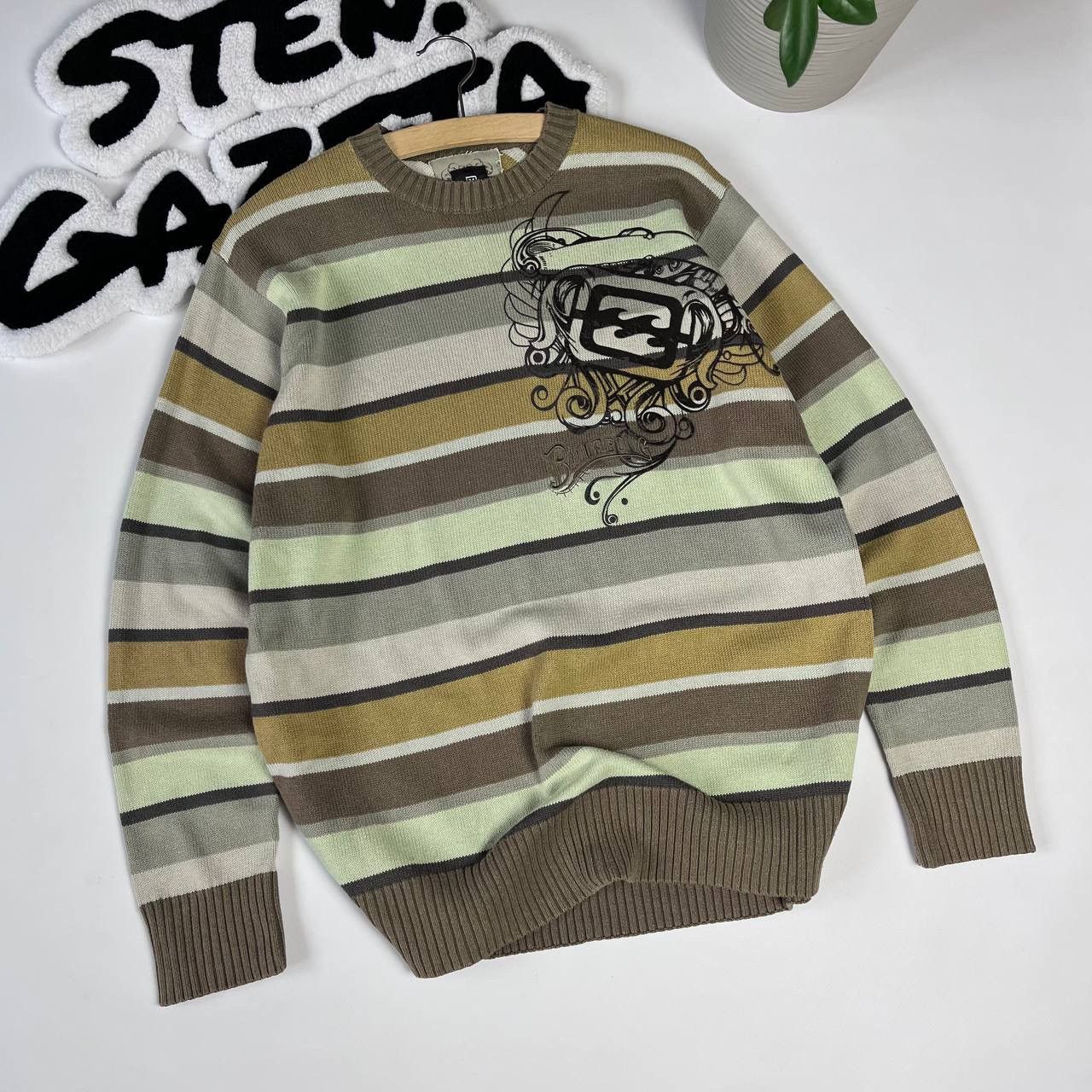 Billabong × Vintage Billabong Jumper Sweater Solid Print Grunge Size US M / EU 48-50 / 2 - 4 Thumbnail