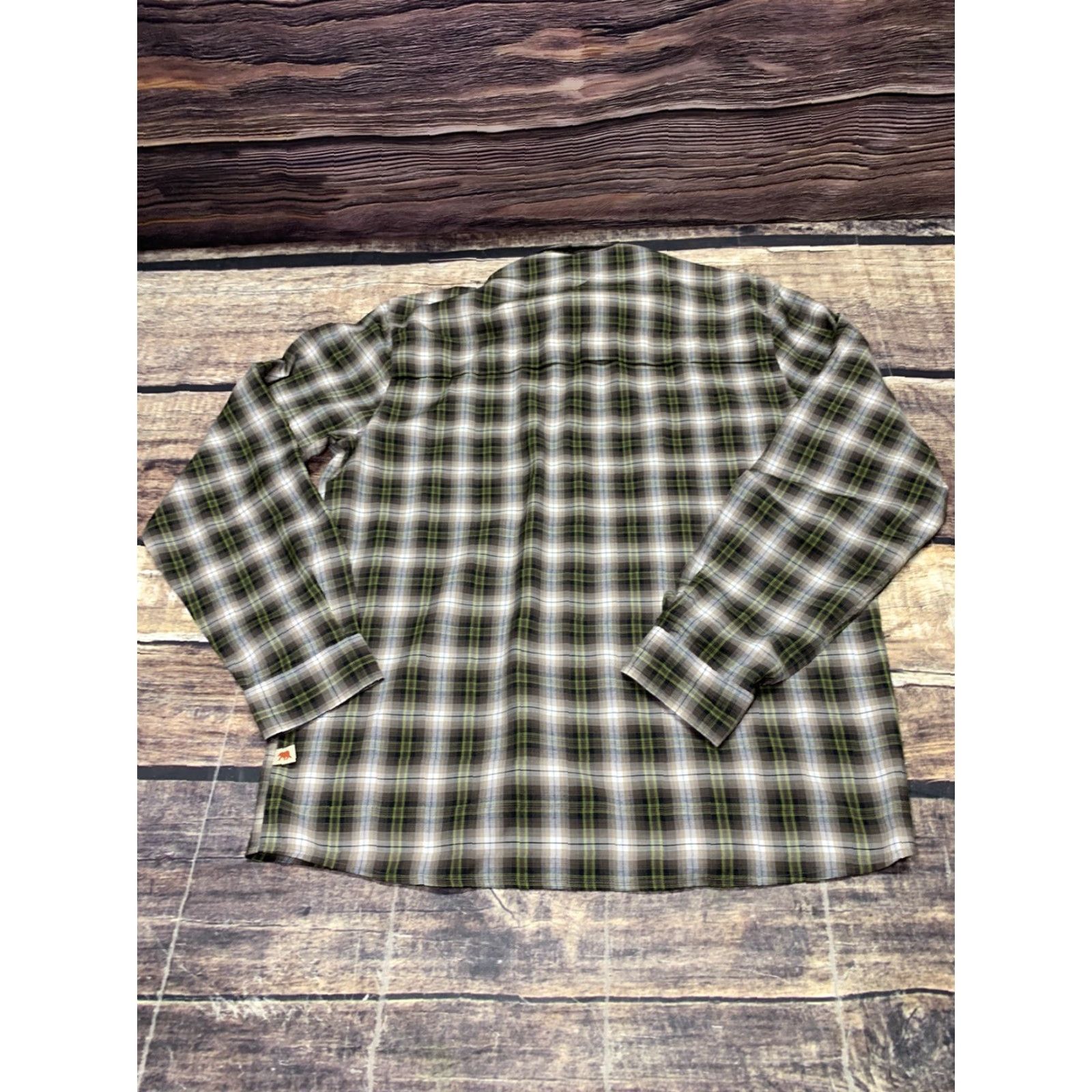 Vintage Dakota Grizzly Shirt Long Sleeve Mens Large Brown Plaid Button Down Size US L / EU 52-54 / 3 - 6 Thumbnail