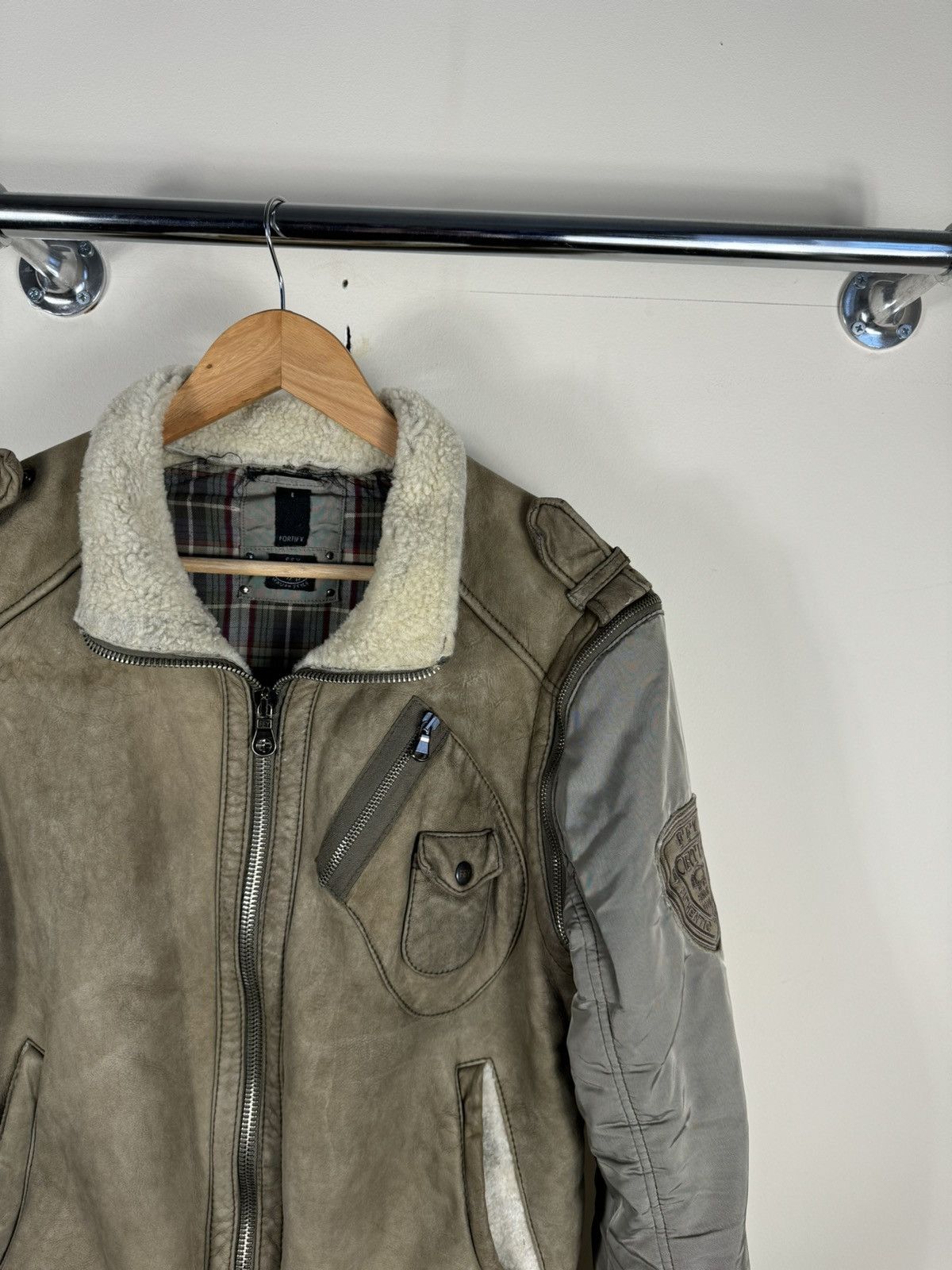 Vintage Rare Vintage 90s FFY Fortify by VITTORIO FORTI Bomber Jacket Size US M / EU 48-50 / 2 - 2 Thumbnail