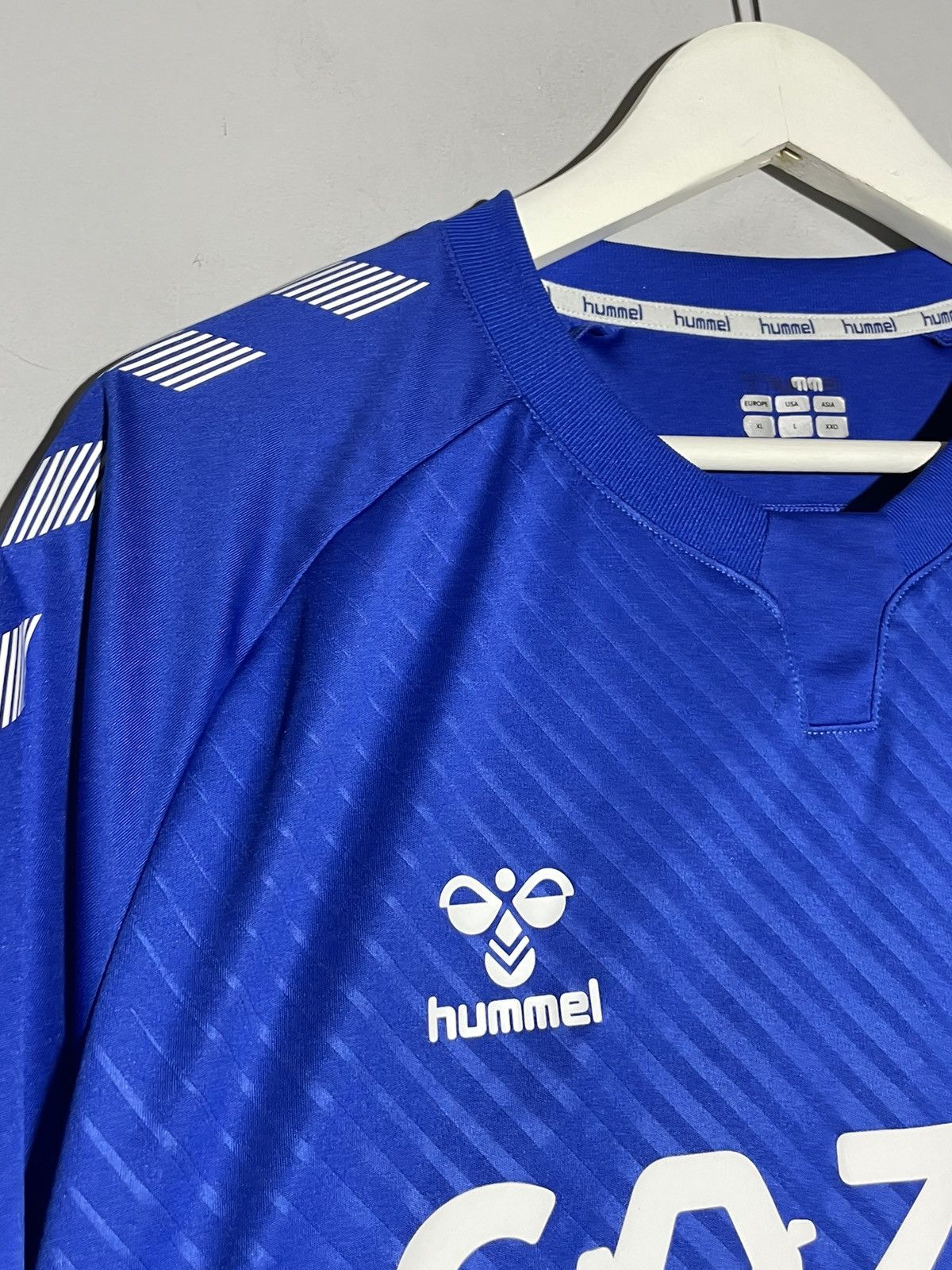 Hummel Everton Hummel 2020/21 Home Y2k Football Shirt Size US L / EU 52-54 / 3 - 5 Thumbnail