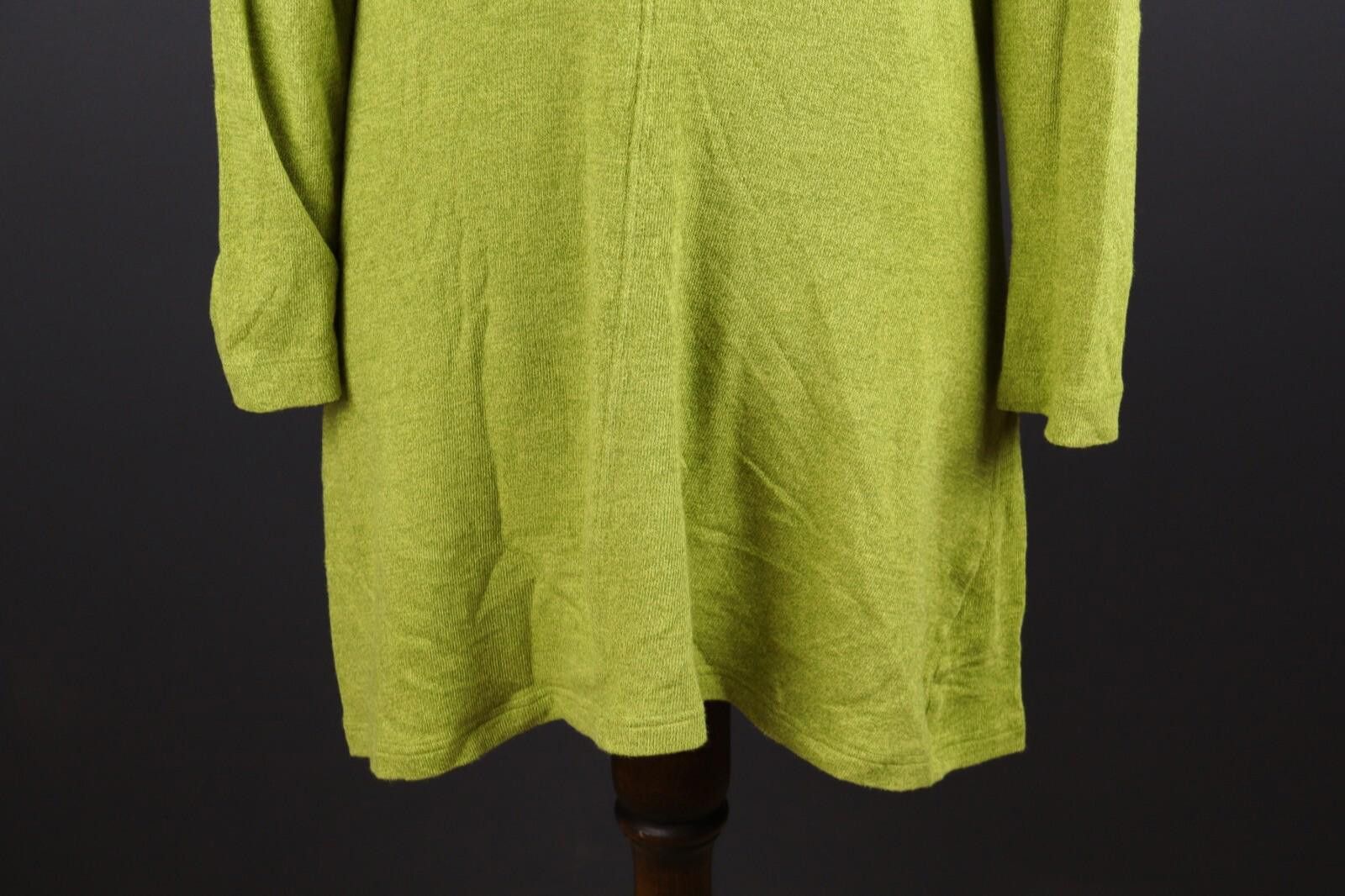 Designer Deerberg by Oska Green Knit Sweater Midi Dress Size M Size M / US 6-8 / IT 42-44 - 9 Thumbnail