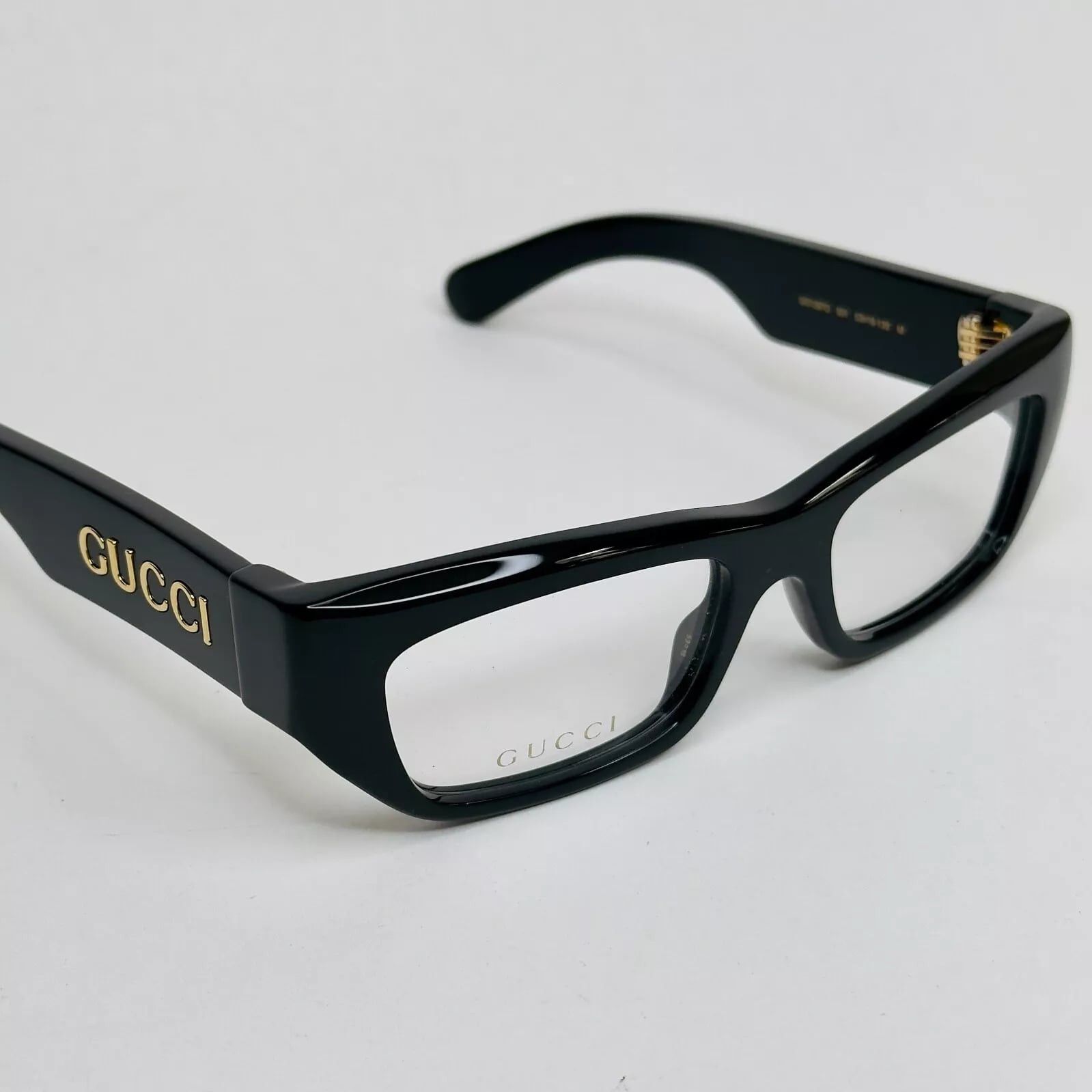 Gucci GUCCI Authentic 1297 Black Square Eyeglasses GG1297O 001 Size ONE SIZE - 2 Thumbnail