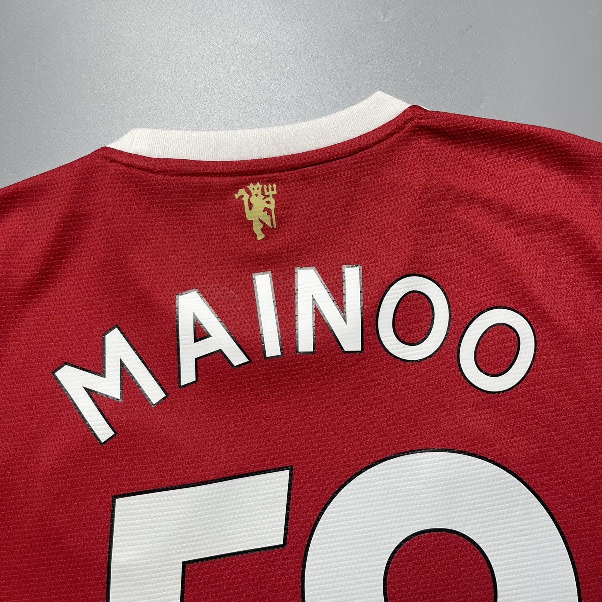 Adidas MAN UNITED ADIDAS 2021/2022 SOCCER HOME JERSEY #59 MAINOO Size US S / EU 44-46 / 1 - 10 Thumbnail