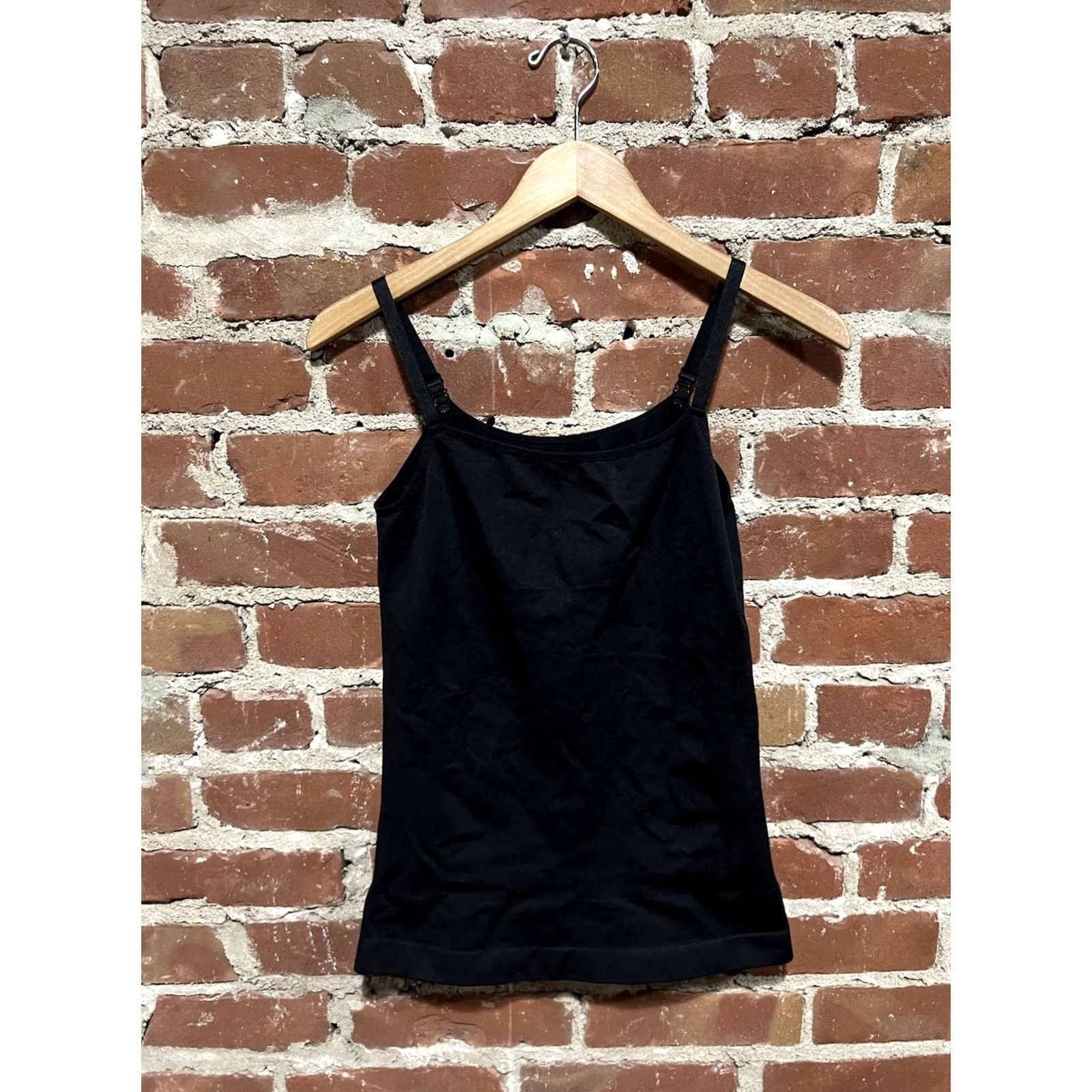 Vintage Empetua by Shapermint Cami Womens XL Black Scoop Neck Sleeveless Size XL / US 12-14 / IT 48-50 - 2 Thumbnail