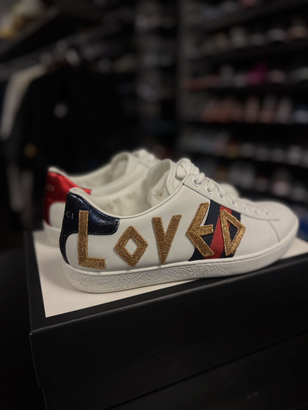 Gucci Gucci Low Top “Loved” Sneakers Colorful Size 38G Size US 8 / EU 41 - 2 Thumbnail