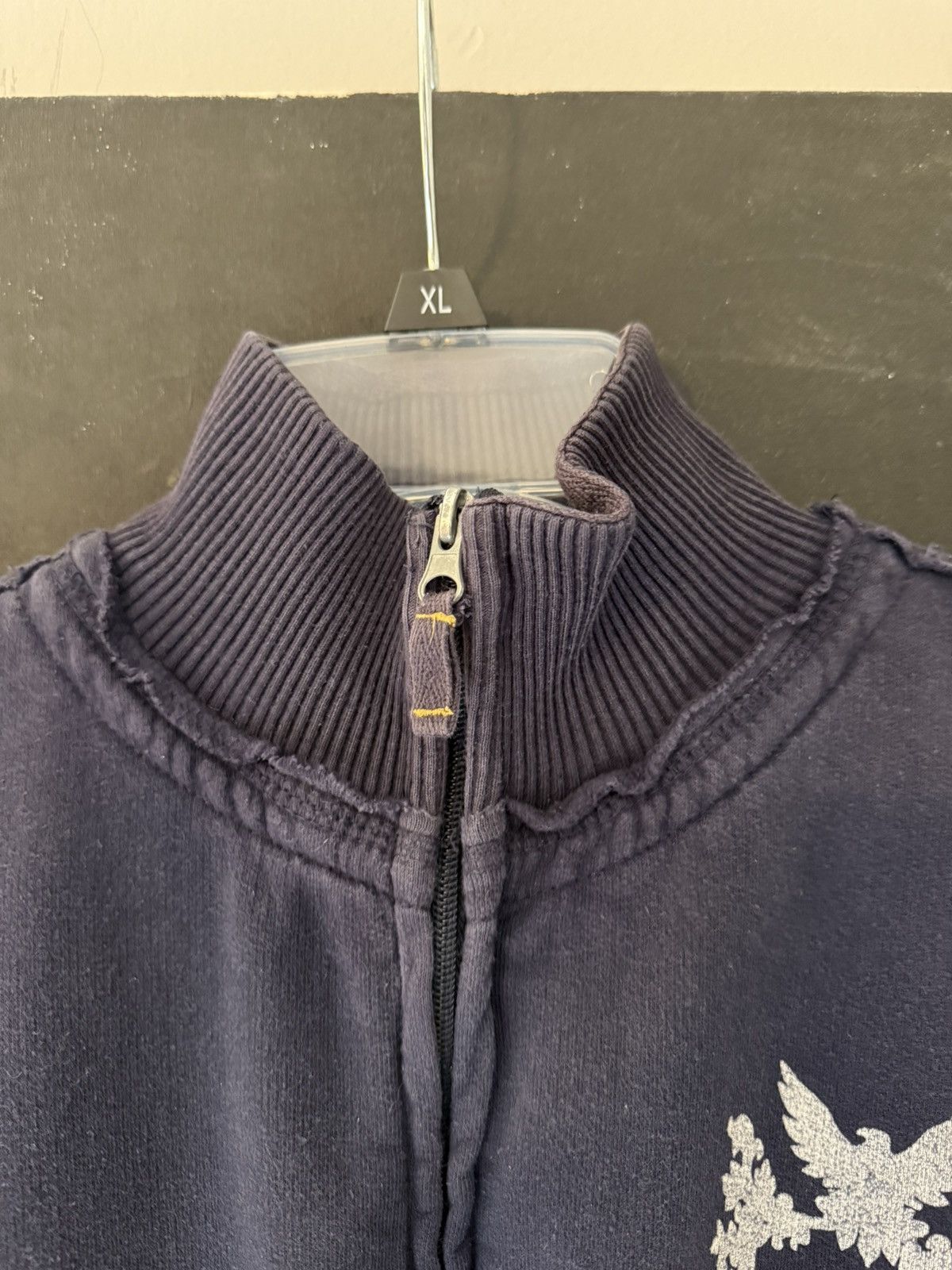 Company 81 COMPANY 81 ZIP-UP SWEATSHIRT – NAVY (VINTAGE / DISTRESSED) Size US L / EU 52-54 / 3 - 5 Thumbnail