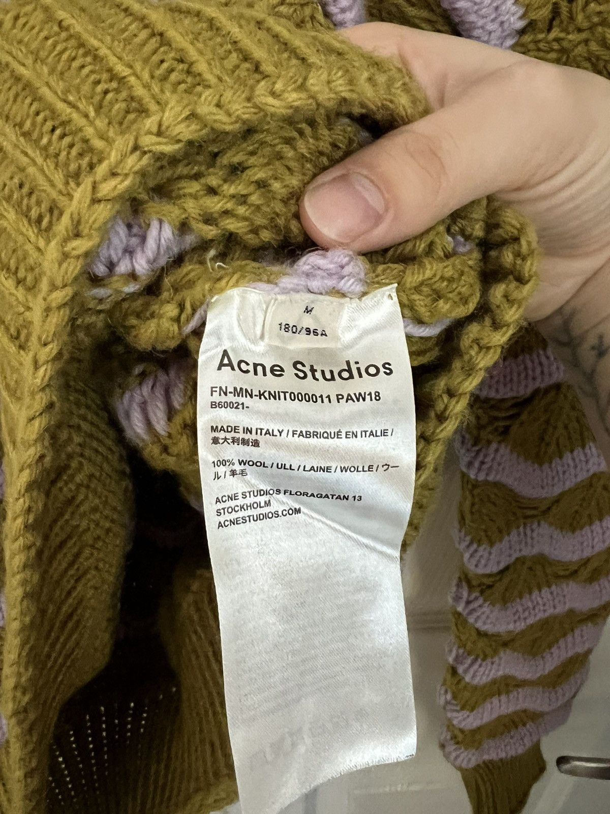 Acne Studios Acne Studios Wool Knit Sweater Size US M / EU 48-50 / 2 - 5 Thumbnail