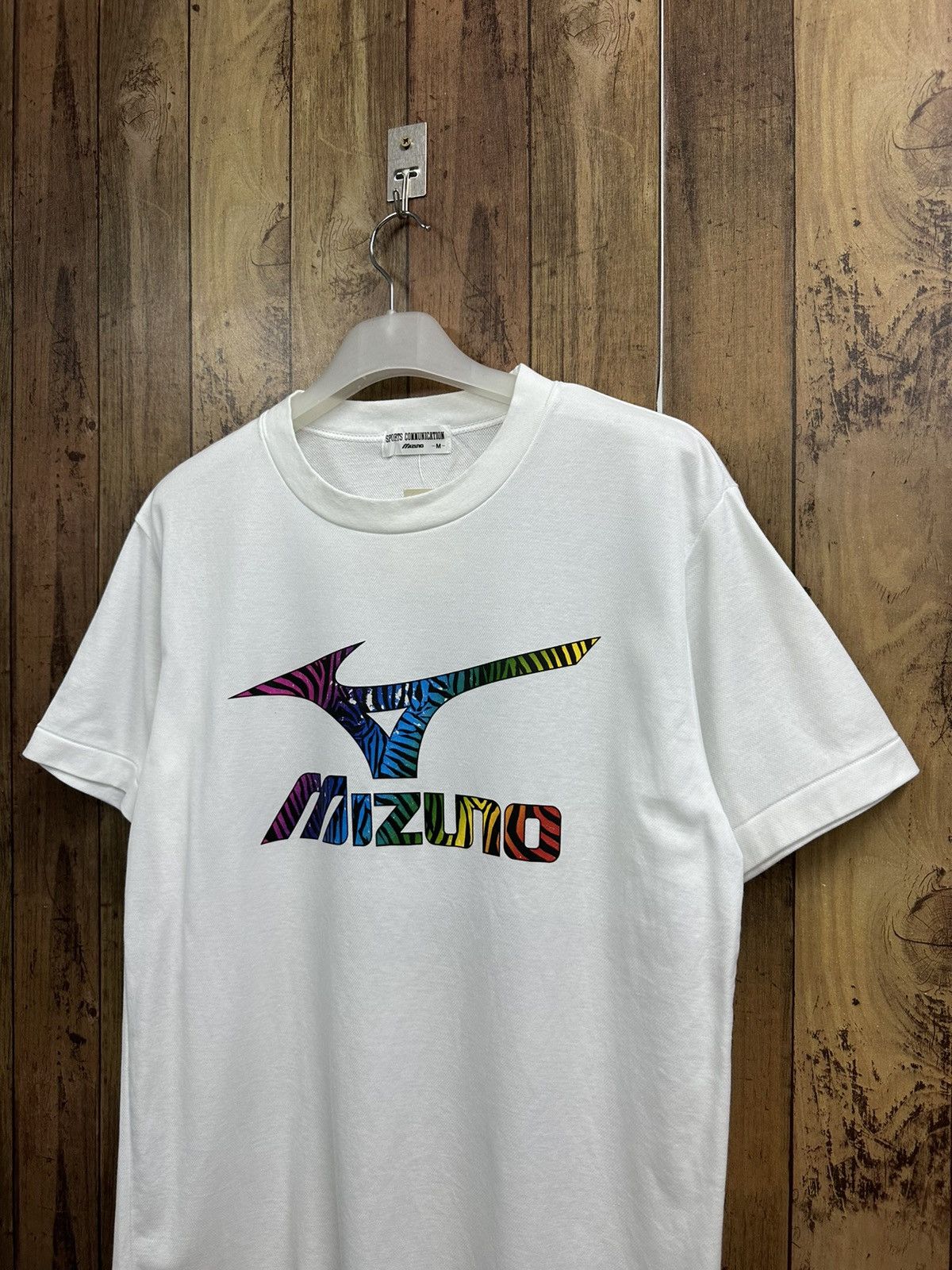 Mizuno Mizuno Big Logo Colourful Tiger Vintage Tshirt A538 Size US M / EU 48-50 / 2 - 2 Thumbnail