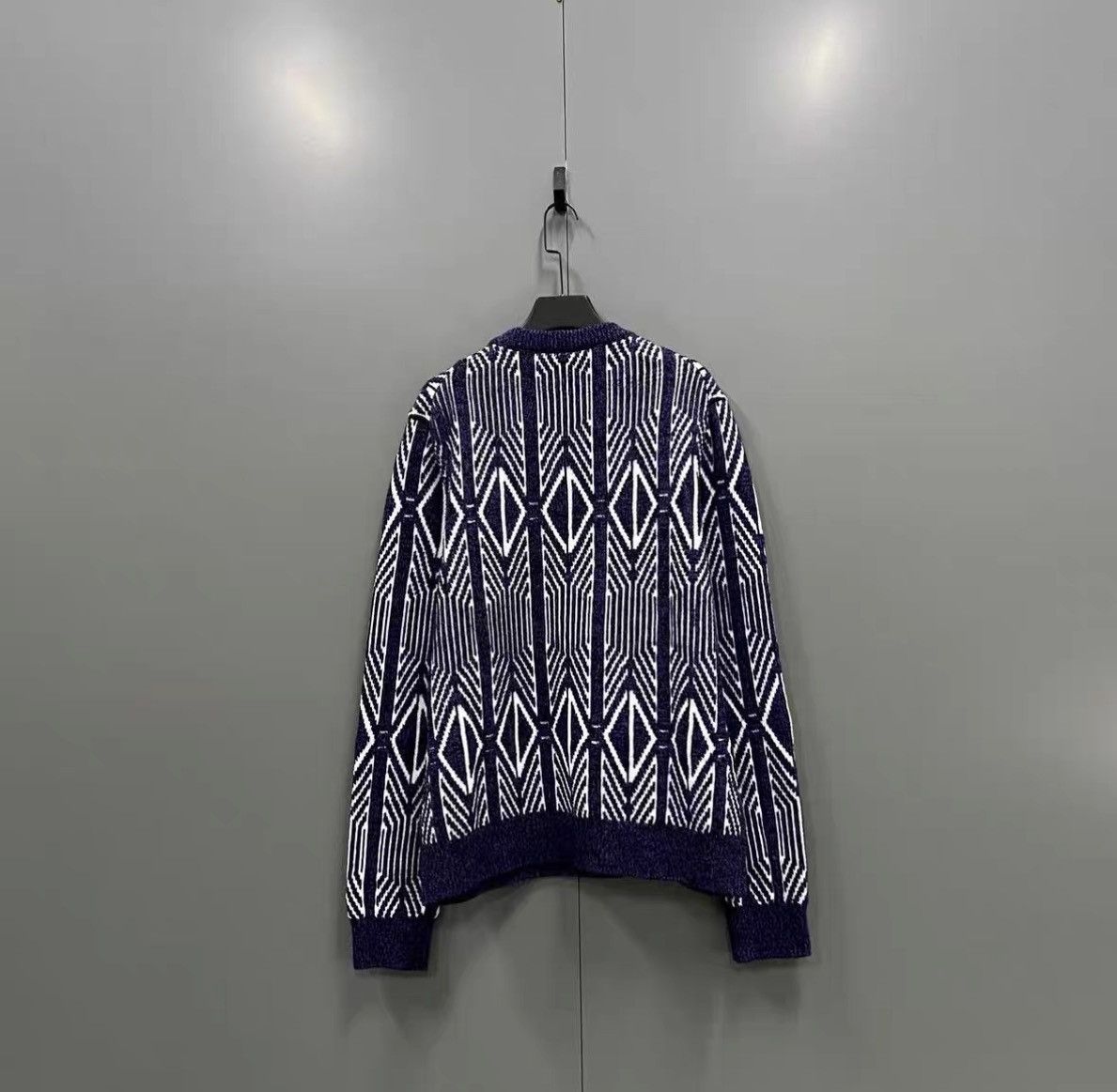 Dior Dior Purple Quilted All-over Print Knit Sweater J41 Size US XXL / EU 58 / 5 - 2 Thumbnail