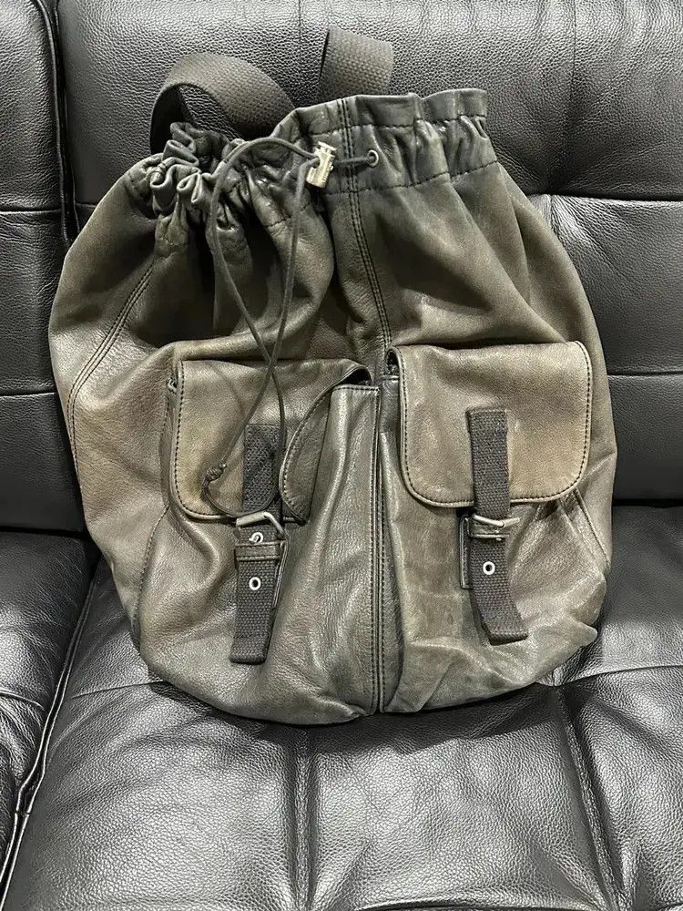 Yohji Yamamoto Yohji Yamamoto Y's Leather Backpack Size ONE SIZE - 1 Thumbnail