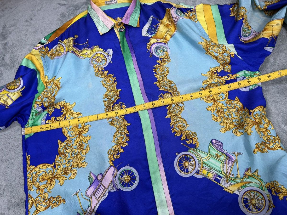 Versace Vintage Versace Sport Silk Venetian Shirt Size US L / EU 52-54 / 3 - 16 Thumbnail