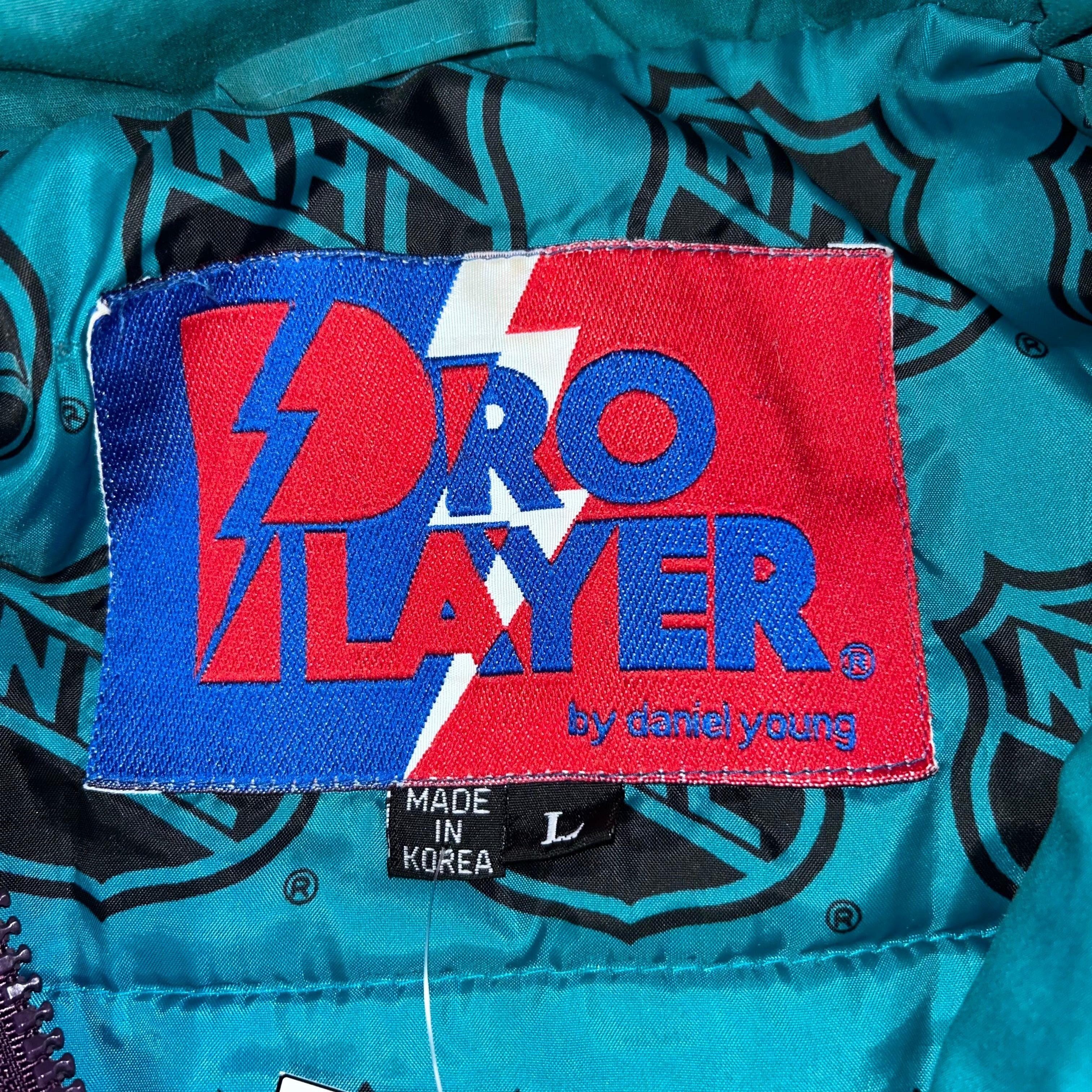 Vintage Vintage 90s Anaheim Ducks Pro Layer NHL Windbreaker Jacket Size US L / EU 52-54 / 3 - 3 Thumbnail