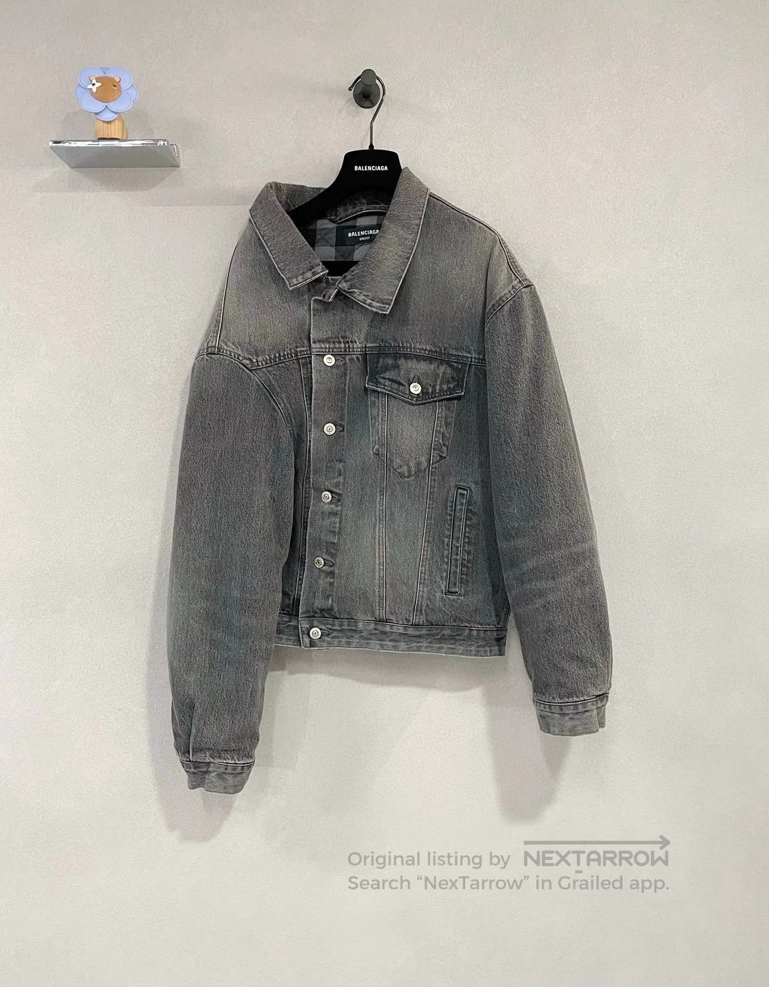 Balenciaga Balenciaga Irregular Denim Jacket. Size US XS / EU 42 / 0 - 1 Thumbnail