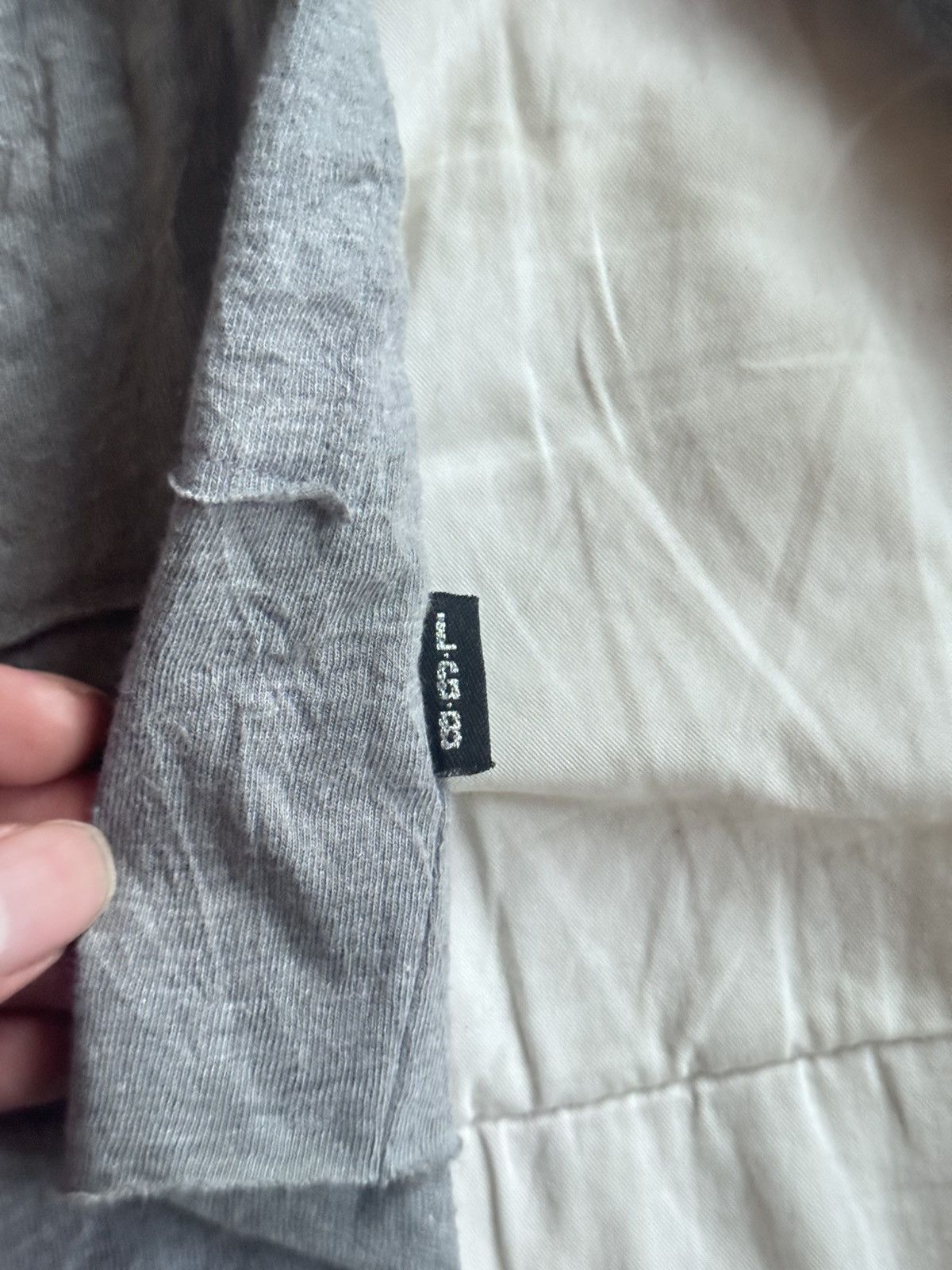 Le Grande Bleu (L.G.B.) L.G.B. Back Cross Hoodie Grey Size 0 (XS-S) Size US S / EU 44-46 / 1 - 4 Thumbnail