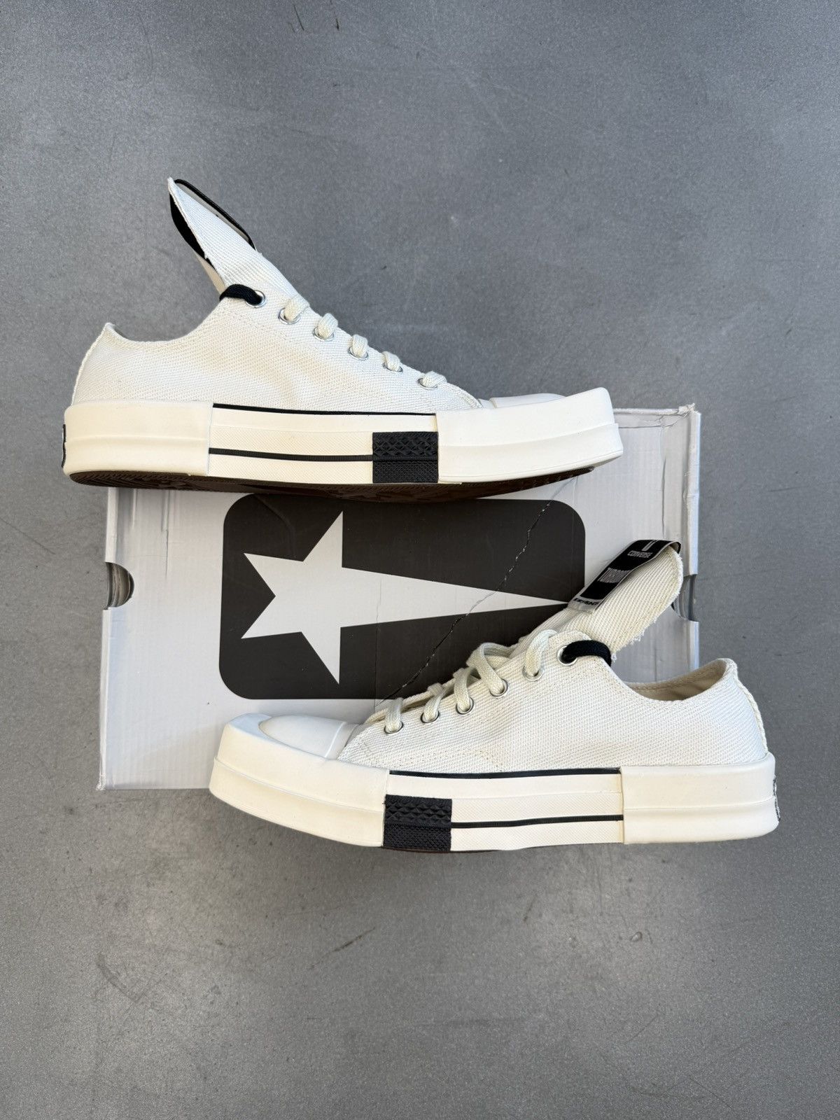Converse × Rick Owens Drkshdw Converse TURBODRK Chuck Taylor All Star Rick Owens DRKSHDW Size US 8 / EU 41 - 1 Thumbnail