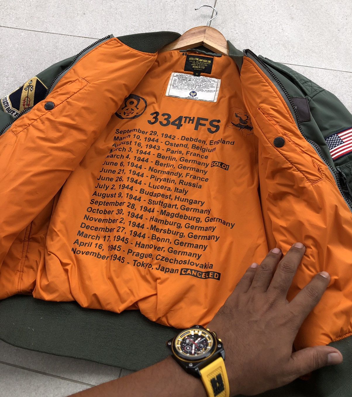 Avirex Avirex MA-1 Patches Logo Flight Military Bomber Jackets Size US M / EU 48-50 / 2 - 5 Thumbnail