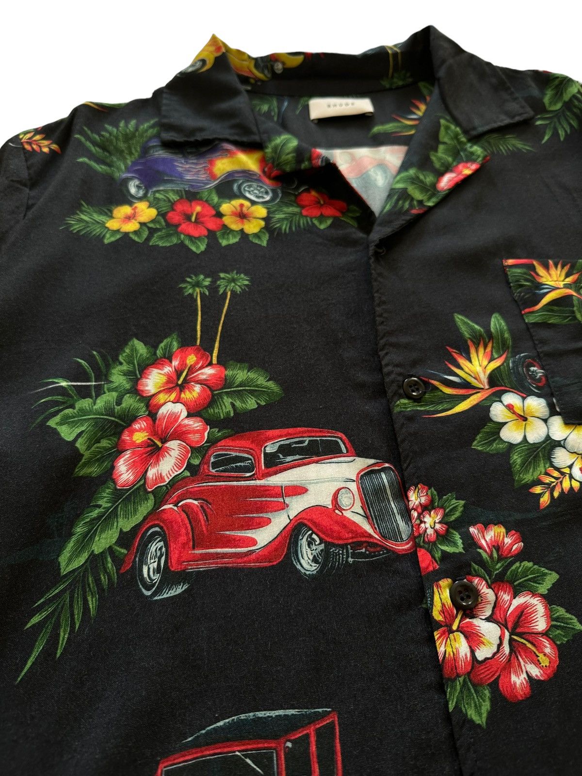 Rhude Rhude Rayon Hawaiian Shirt Hot Rod Girl Size US XL / EU 56 / 4 - 10 Thumbnail