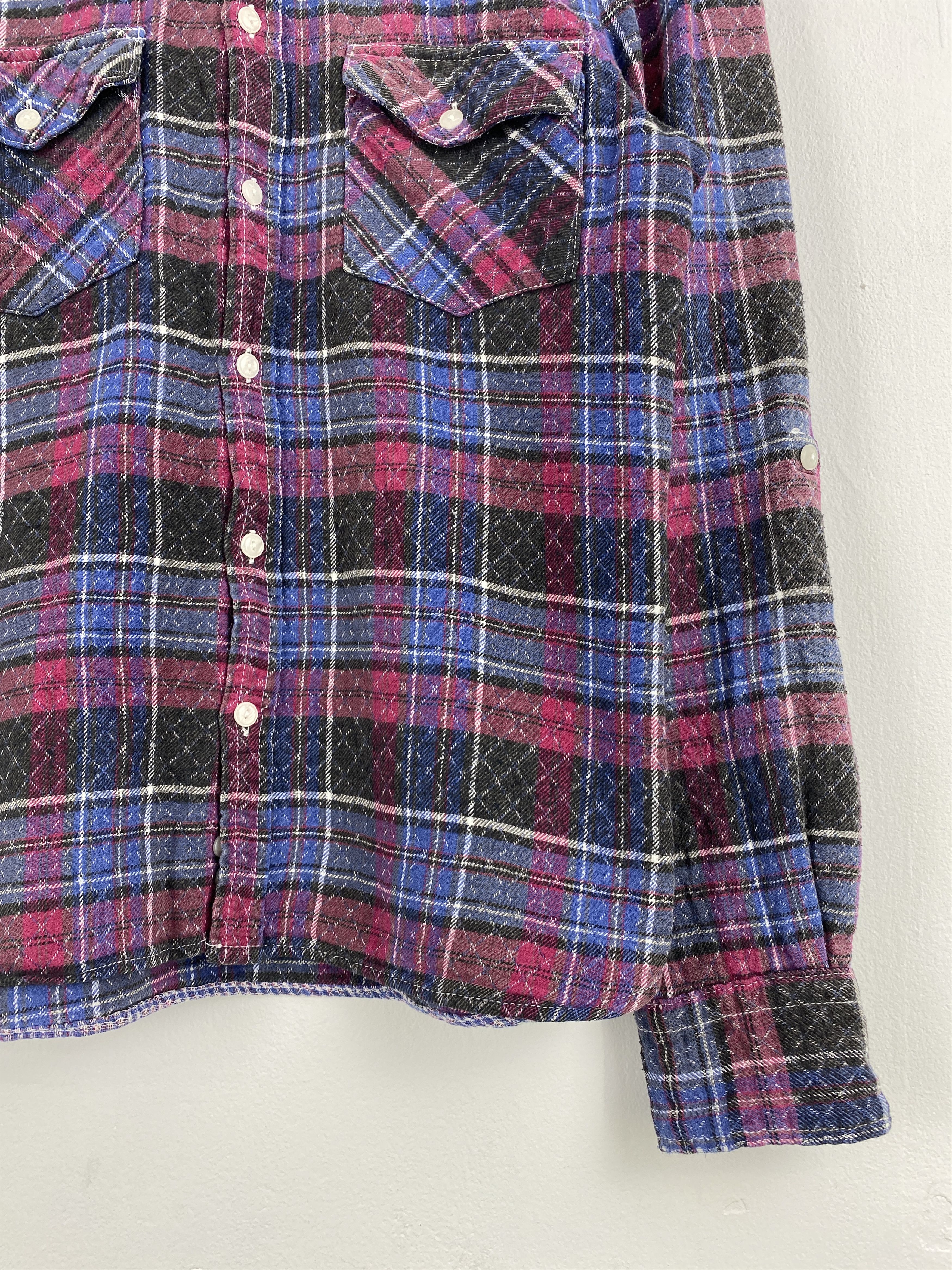 Beams Plus Vintage Beams Button Ups Checkered Long Sleeve Shirt JA0136 Size US L / EU 52-54 / 3 - 9 Thumbnail