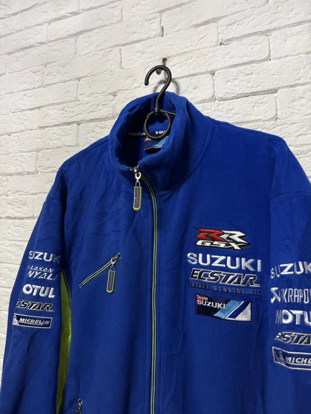 Other Vintage Suzuki Ecstar MotoGP Racing Fleece Jacket Sz M Size US M / EU 48-50 / 2 - 2 Thumbnail