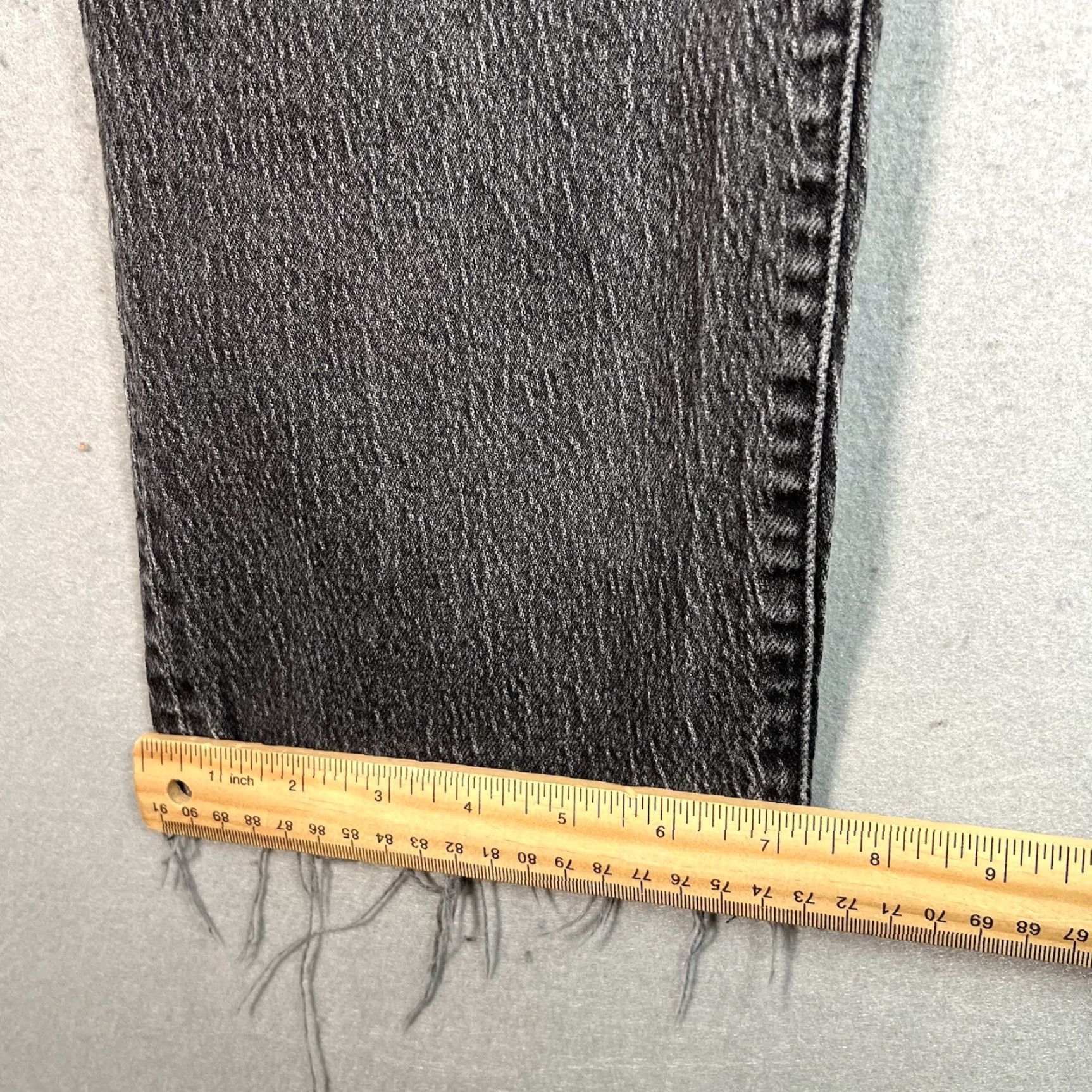 Madewell VINTAGE Madewell The Perfect Vintage Jean Black Women 28 Tapered Leg Raw Hem Womens Size 28" / US 6 / IT 42 - 6 Thumbnail