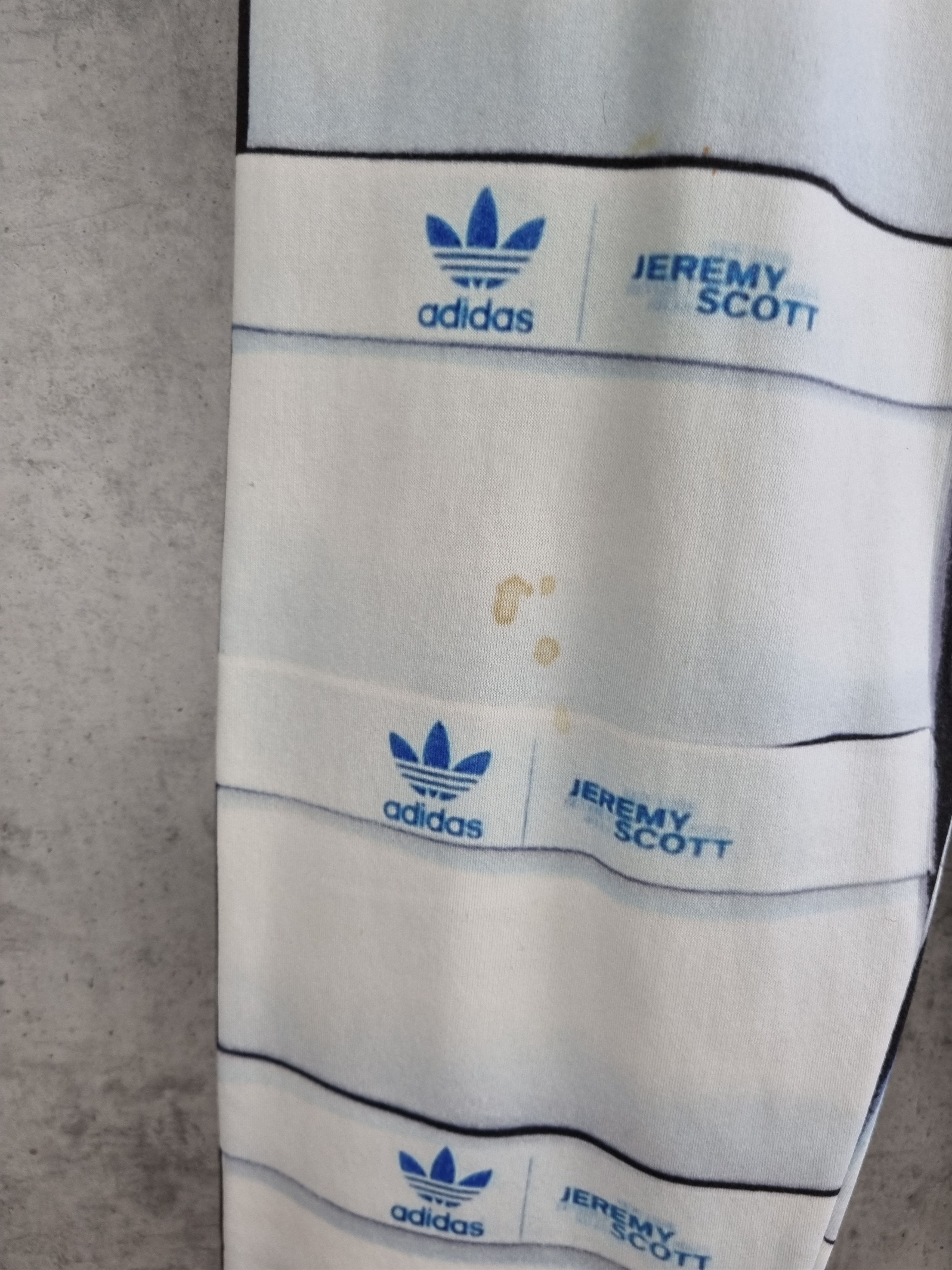 Adidas × Jeremy Scott Jeremy Scott Adidas Monogram Joggers Size US 31 - 9 Thumbnail