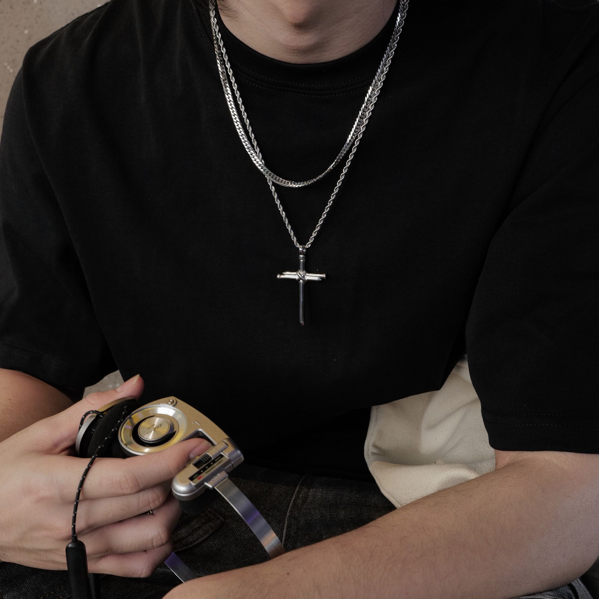 Other Cross Vintage STEAL! Y2K Chains Necklace Chain Size ONE SIZE - 2 Thumbnail