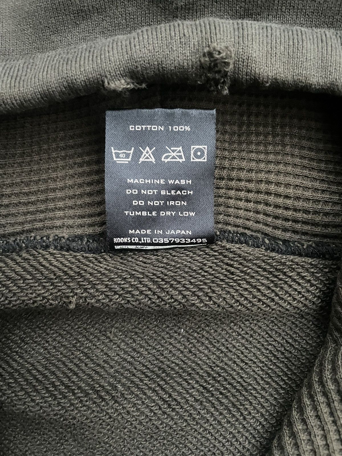 Number (N)ine SS05 “Nightcrawler” Distressed Zip Hoodie Size US M / EU 48-50 / 2 - 5 Thumbnail