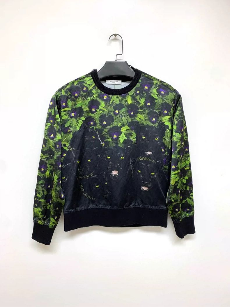 Givenchy givenchy green floral sweatshirt size 38-dmc Size US M / EU 48-50 / 2 - 1 Thumbnail