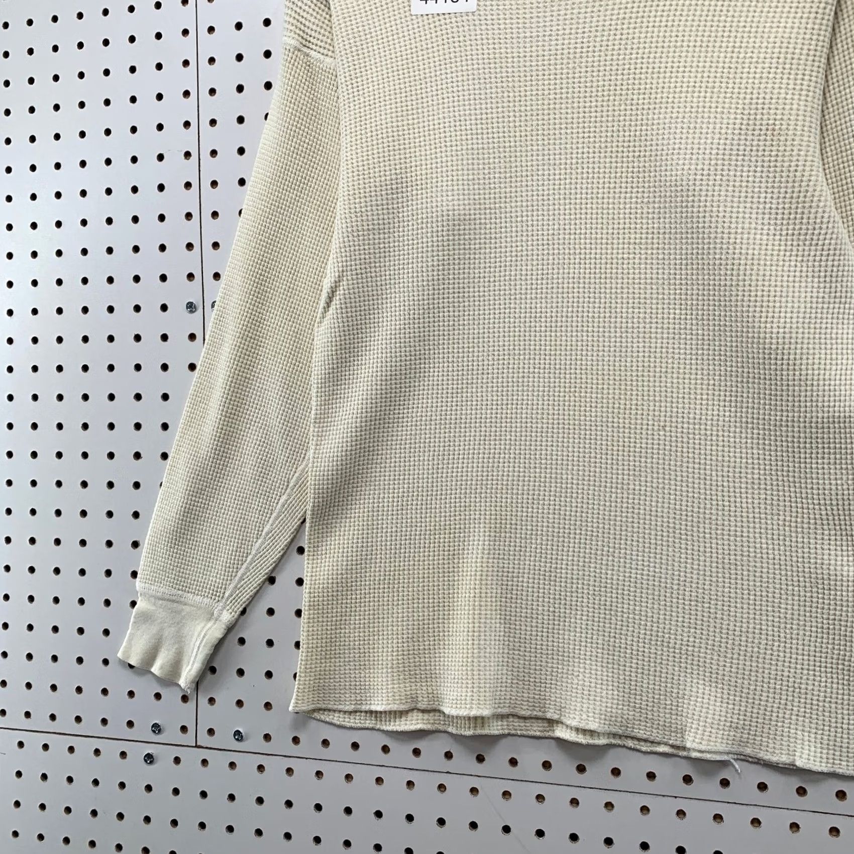 Vintage Northwest Territory Thermal Shirt Mens XL Beige Long Sleeve Waffle Knit Made USA Size US XL / EU 56 / 4 - 3 Thumbnail