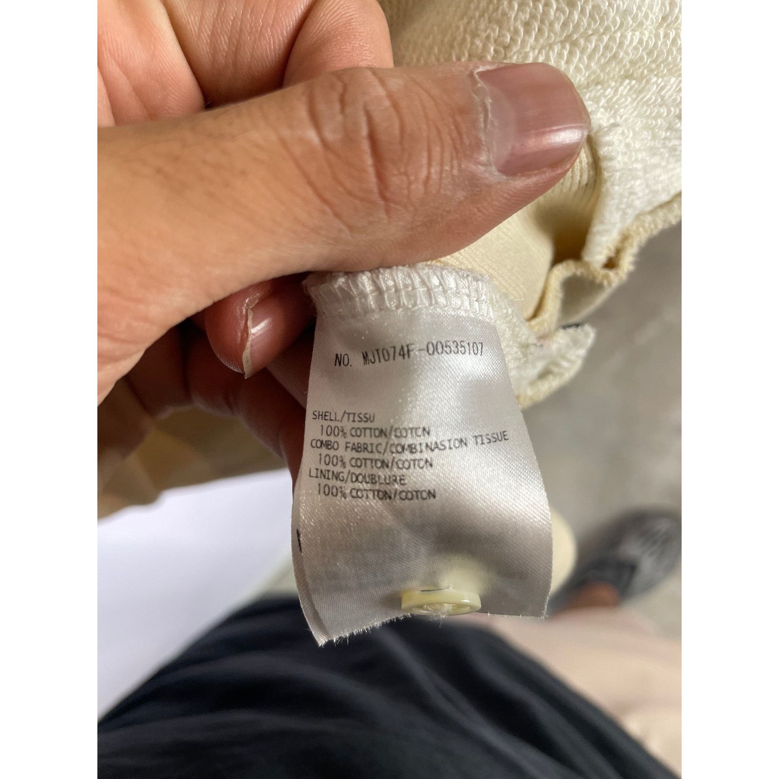 Thom Browne Thom Browne Sweatsuit Cream Beige Used 5 (XL) Size US XL / EU 56 / 4 - 3 Thumbnail