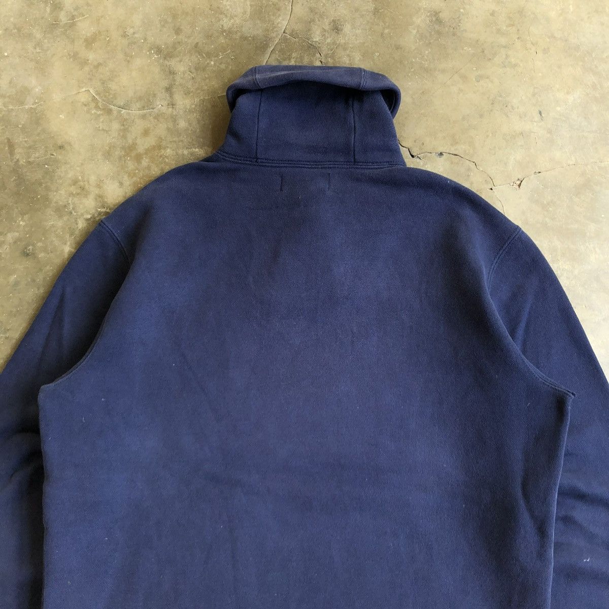 Polo Ralph Lauren Vintage Polo Ralph Lauren Shawl Collar Sweatshirt Navy Size US XL / EU 56 / 4 - 12 Thumbnail
