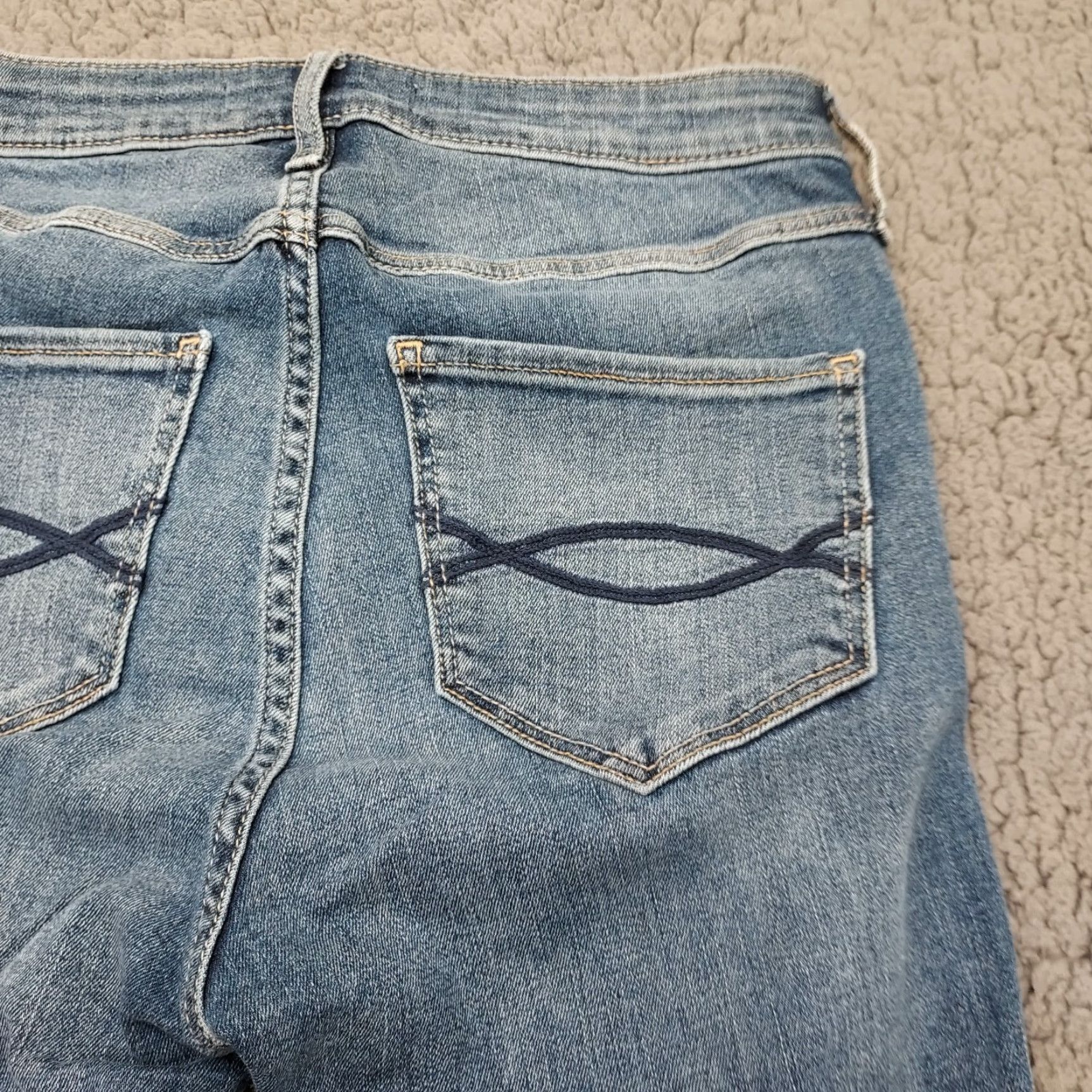 Abercrombie & Fitch Abercrombie & Fitch Skinny Jeans Womens 4L Blue Denim A&F Actual 26x31 Size 27" / US 4 / IT 40 - 2 Thumbnail