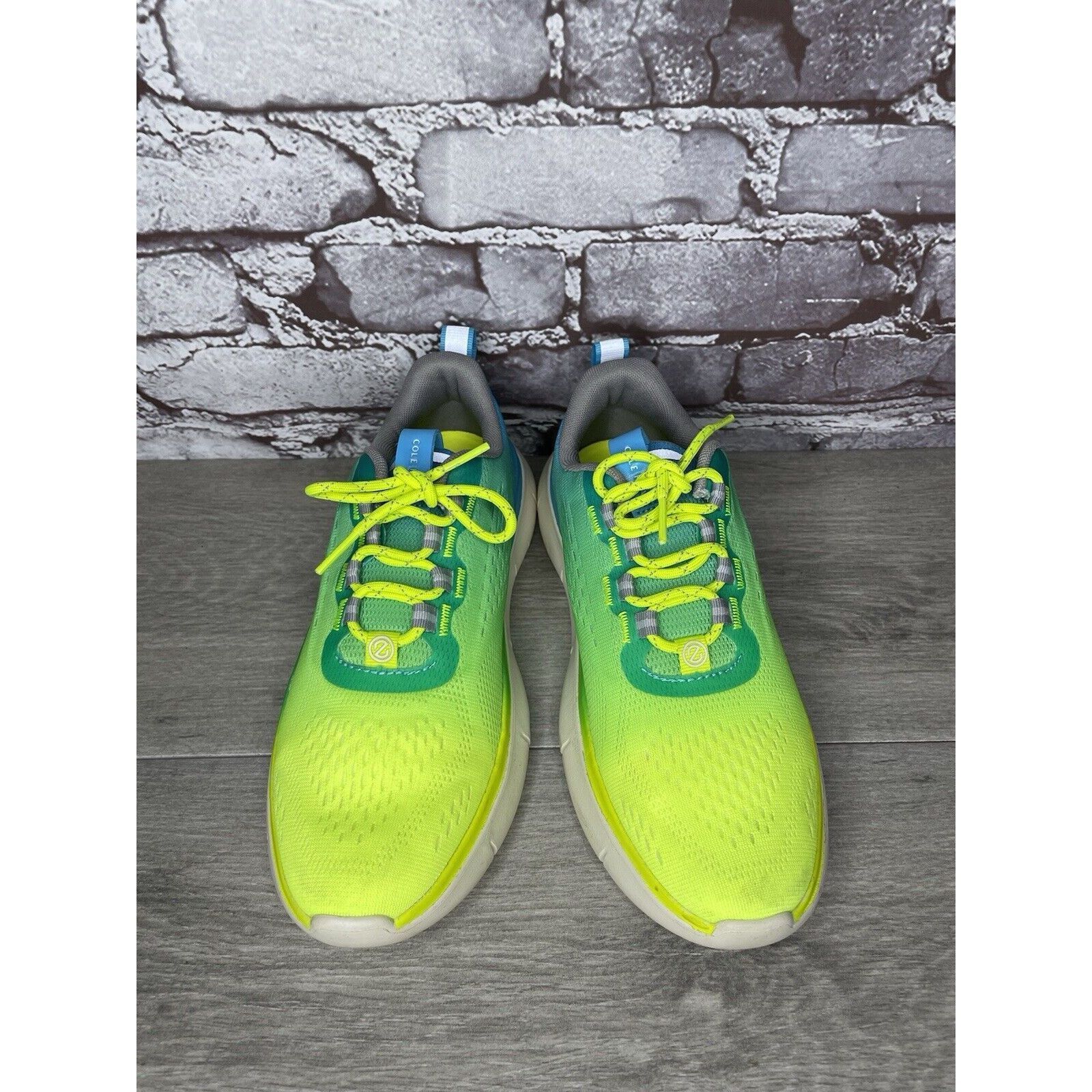Cole Haan Cole Haan Zero Grand 212850 Journey Blue Yellow Synthetic Sh Size US 7.5 / IT 37.5 - 4 Thumbnail