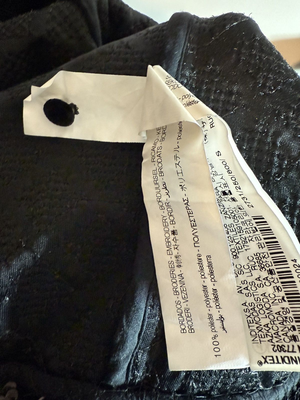 Zara Zara sequin velvet black dress Size S / US 4 / IT 40 - 4 Thumbnail