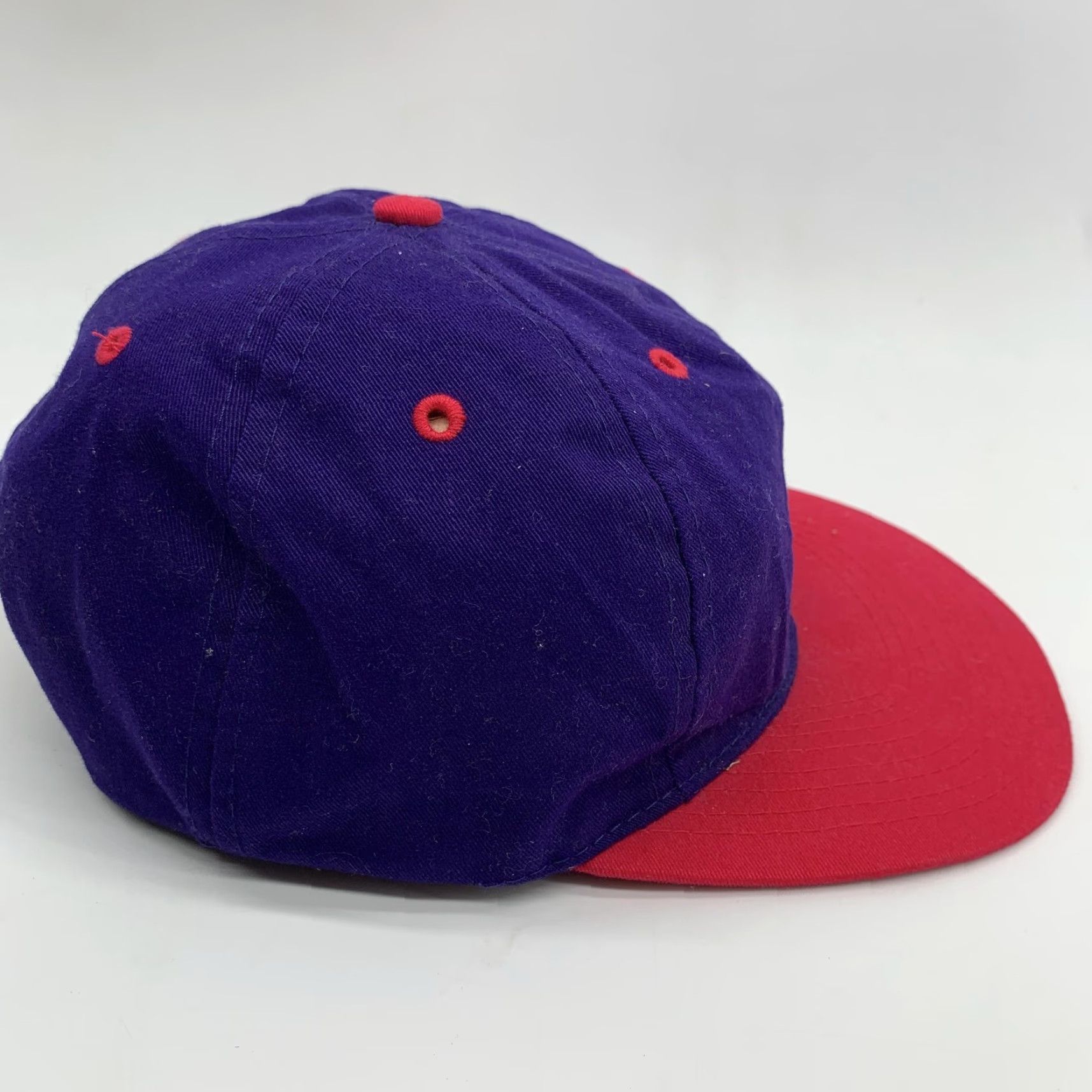Vintage Otto Hat Cap Snap Back Mens Purple Red Twill Baseball Blank Adjustable One Size Size ONE SIZE - 3 Thumbnail