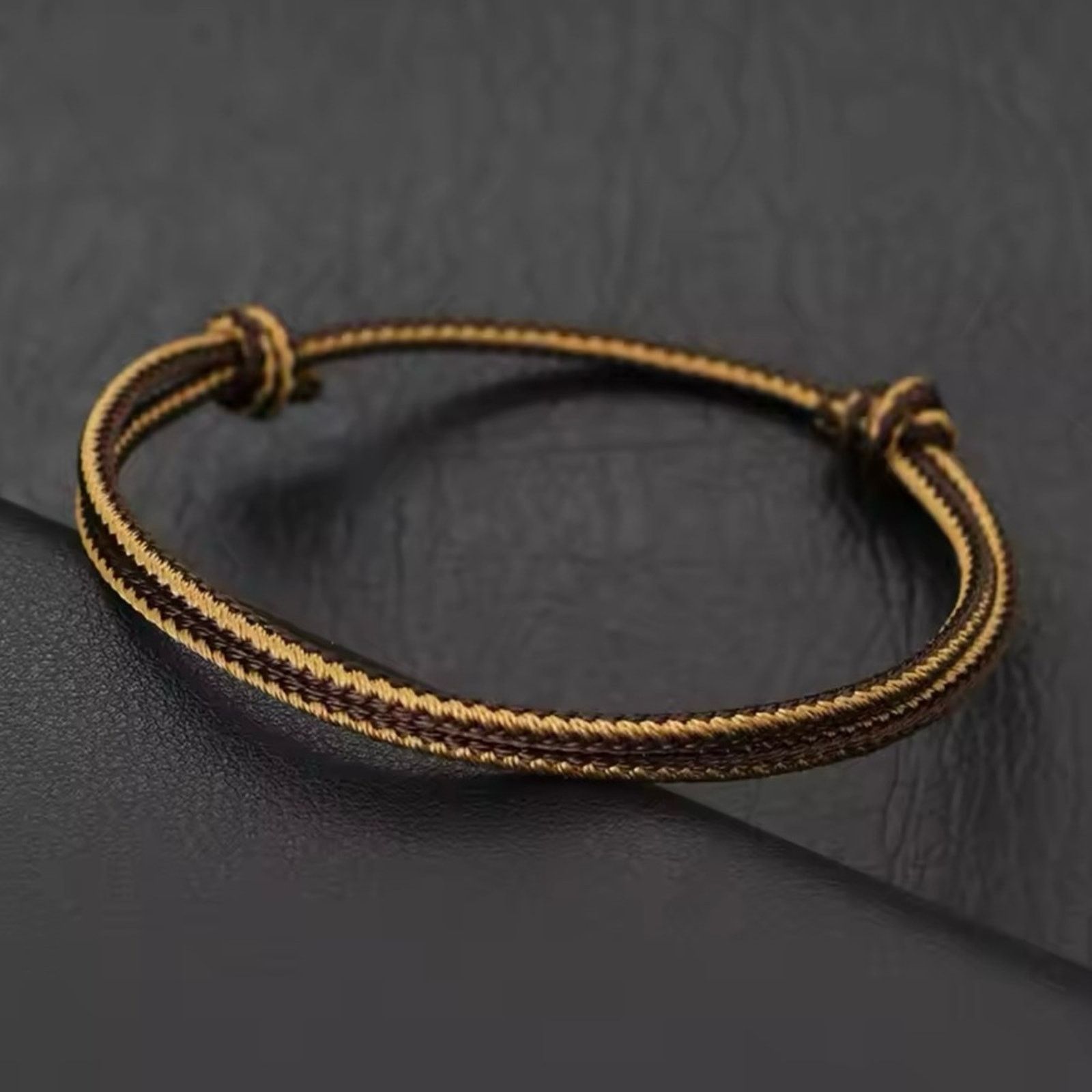 Other Thin Rooe Bracelet For Men Handmade Adjustable Bohemia Size ONE SIZE - 1 Thumbnail