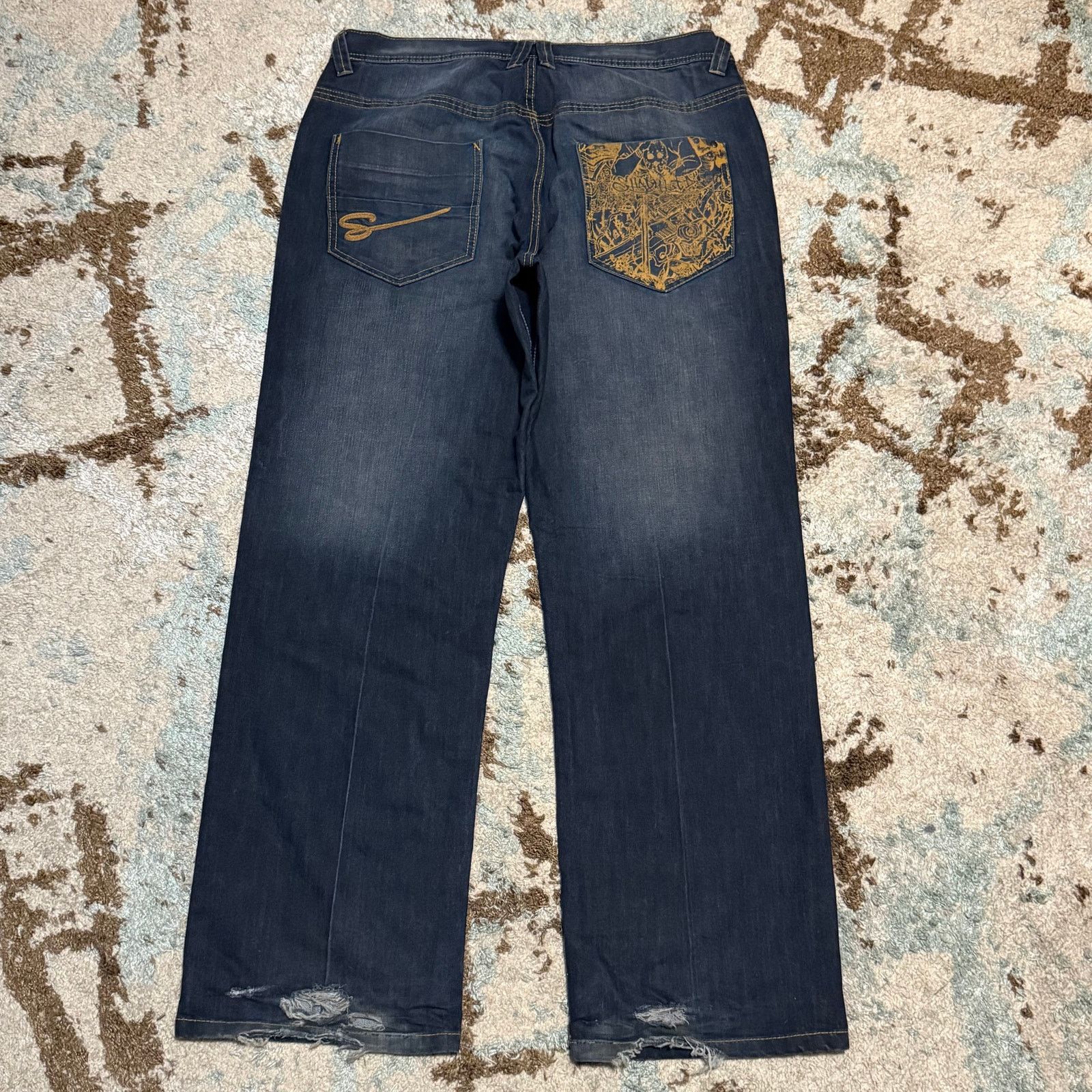Shady Ltd Shady LTD Baggy Jeans 38x34 Eminem Hockey Jason Mask Y2K Size US 38 / EU 54 - 2 Thumbnail