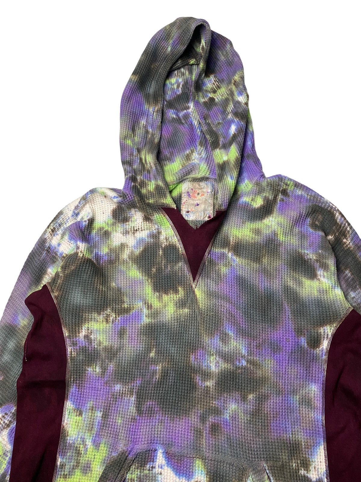 If Six Was Nine 2000's Rebirth to Tabula Rasa Dyed Mohair Hoodie Size US L / EU 52-54 / 3 - 3 Thumbnail