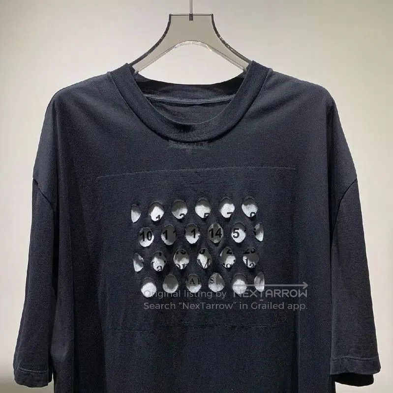 Maison Margiela Maison Margiela Black Cotton Men's T-Shirt . Size US M / EU 48-50 / 2 - 3 Thumbnail