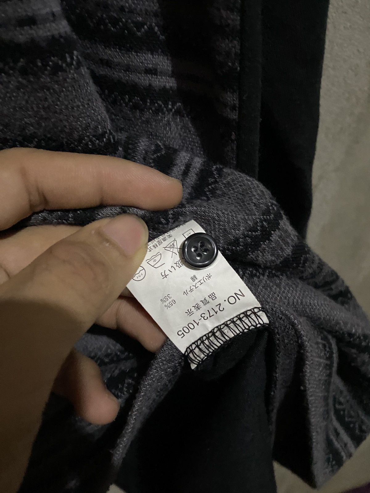 If Six Was Nine × Japanese Brand × Le Grande Bleu (L.G.B.) longsleeve Pluvious navajo stripe LGB Style Size US L / EU 52-54 / 3 - 5 Thumbnail
